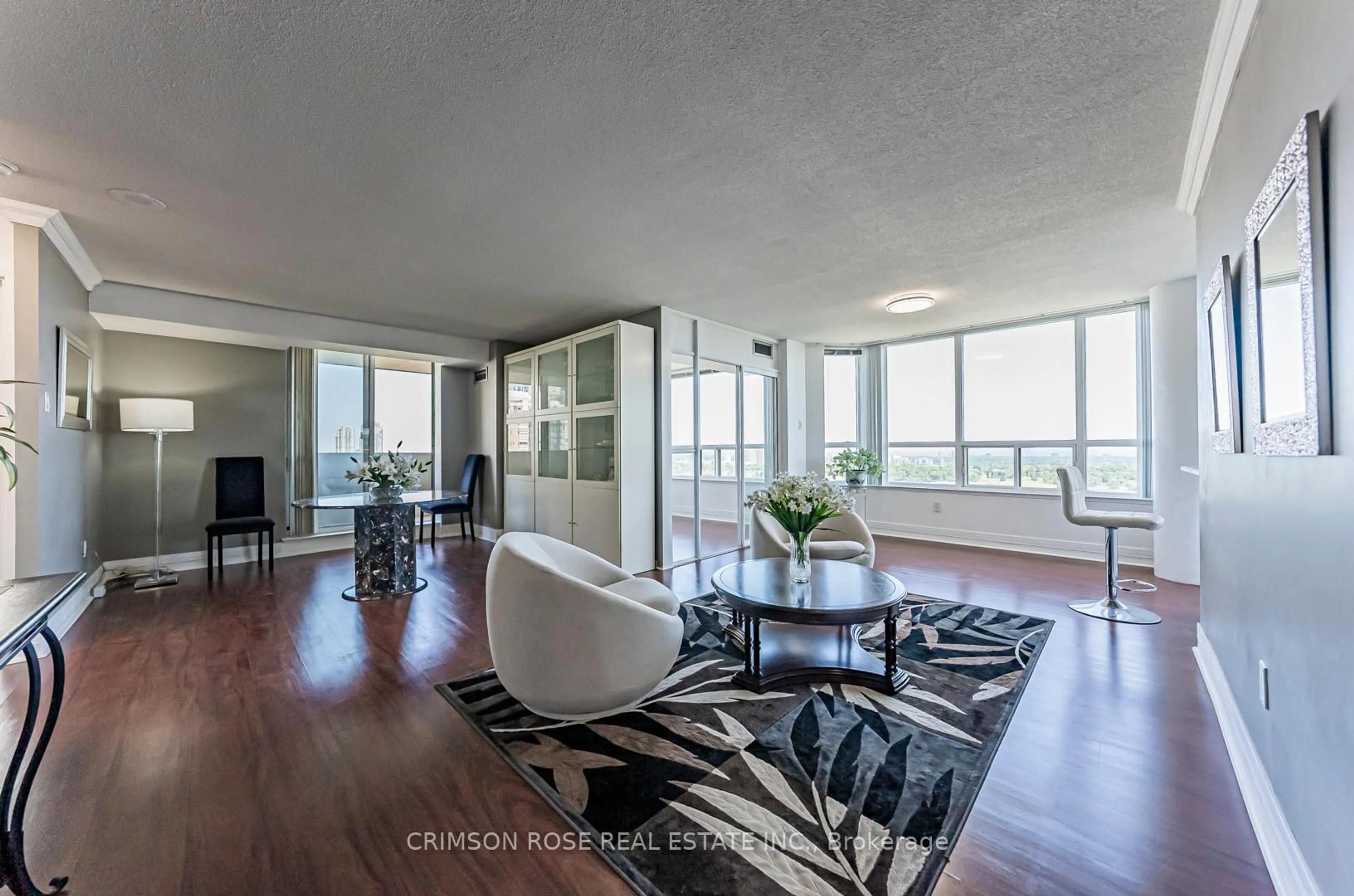 Living room with furniture, unknown for 400 Webb Dr #1609, Mississauga Ontario L5B 3Z7