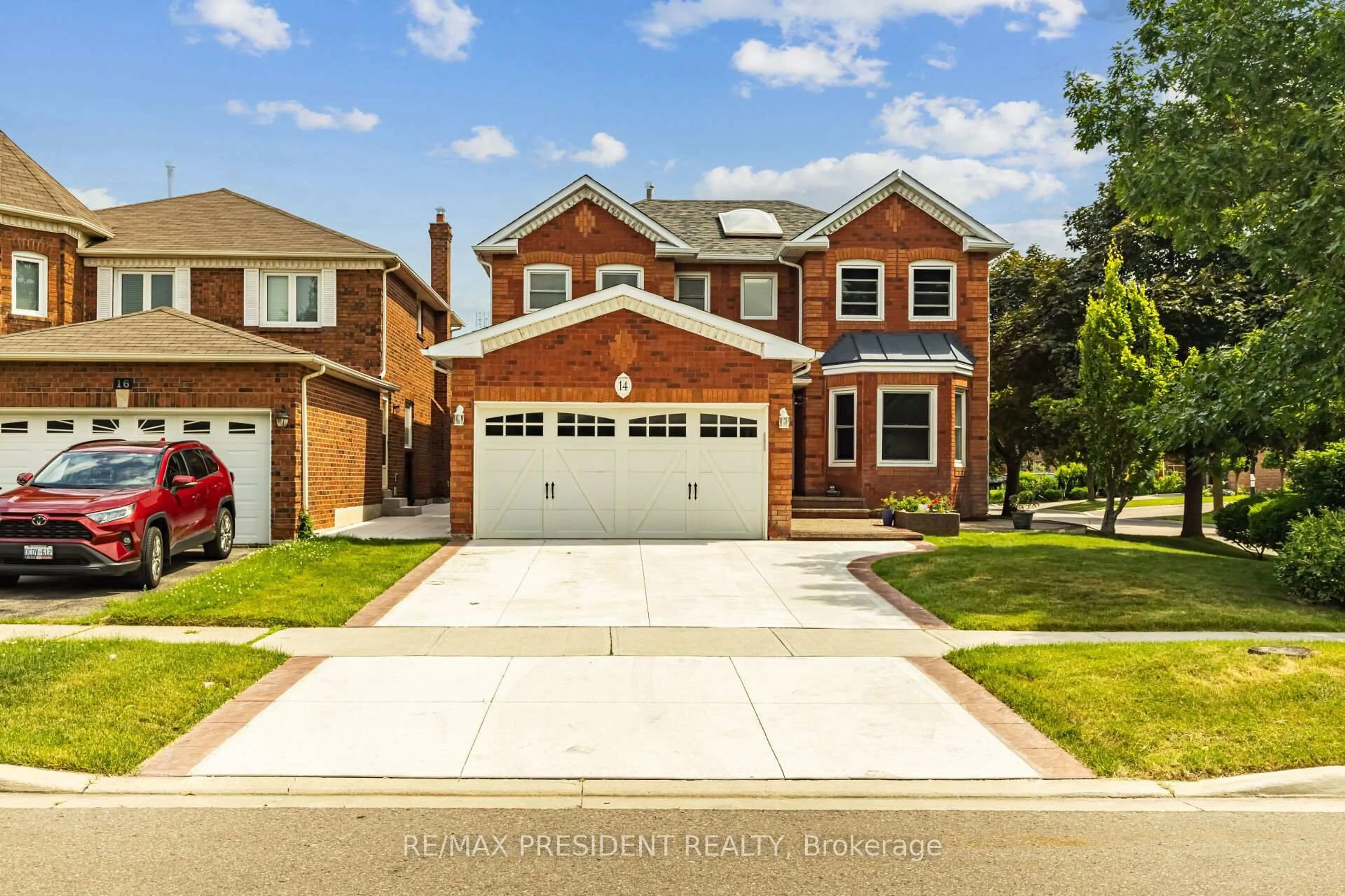Home with brick exterior material, street for 14 Halldorson Tr, Brampton Ontario L6W 4M3