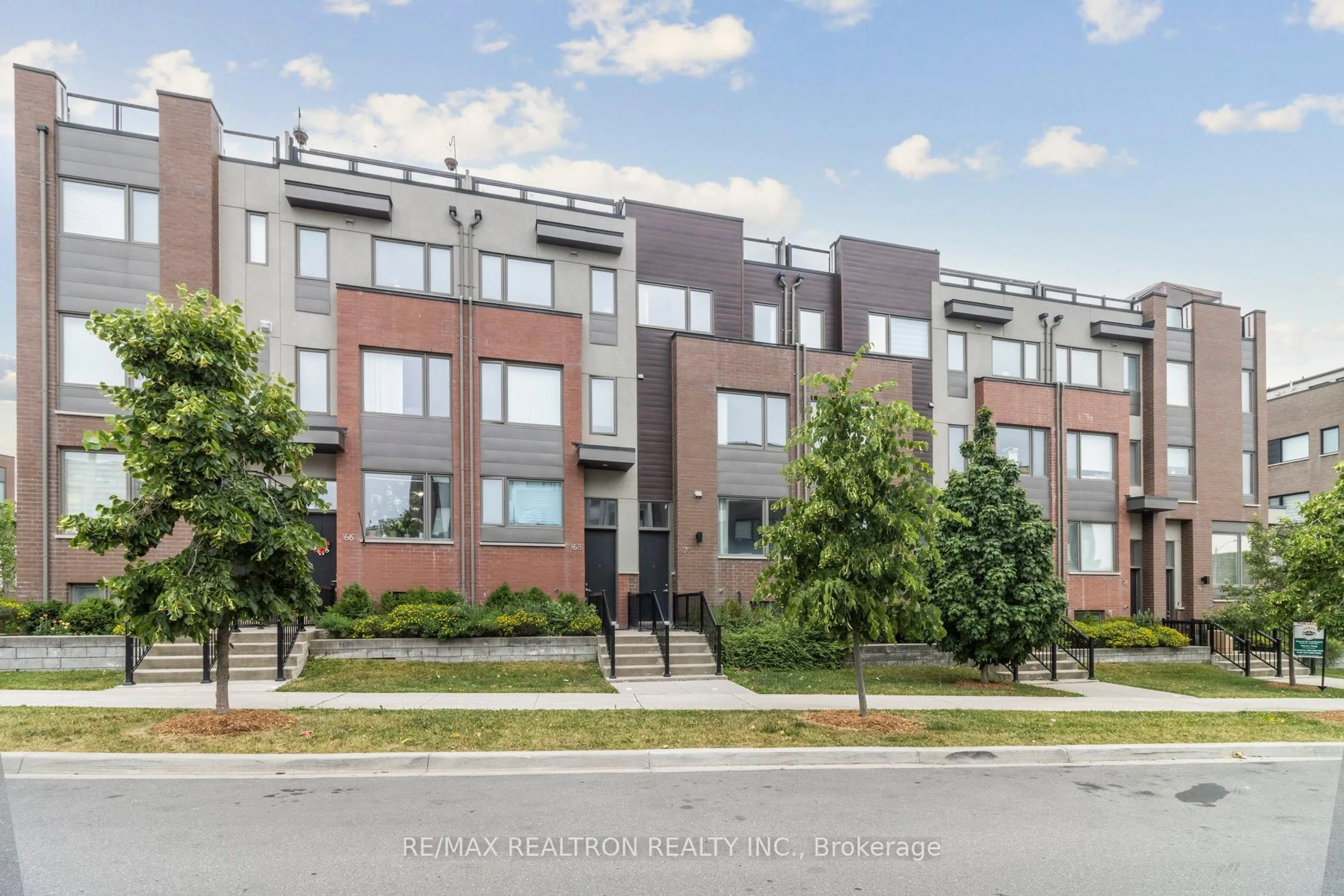 Home with brick exterior material, street for 170 Frederick Tisdale Dr, Toronto Ontario M3K 0A5