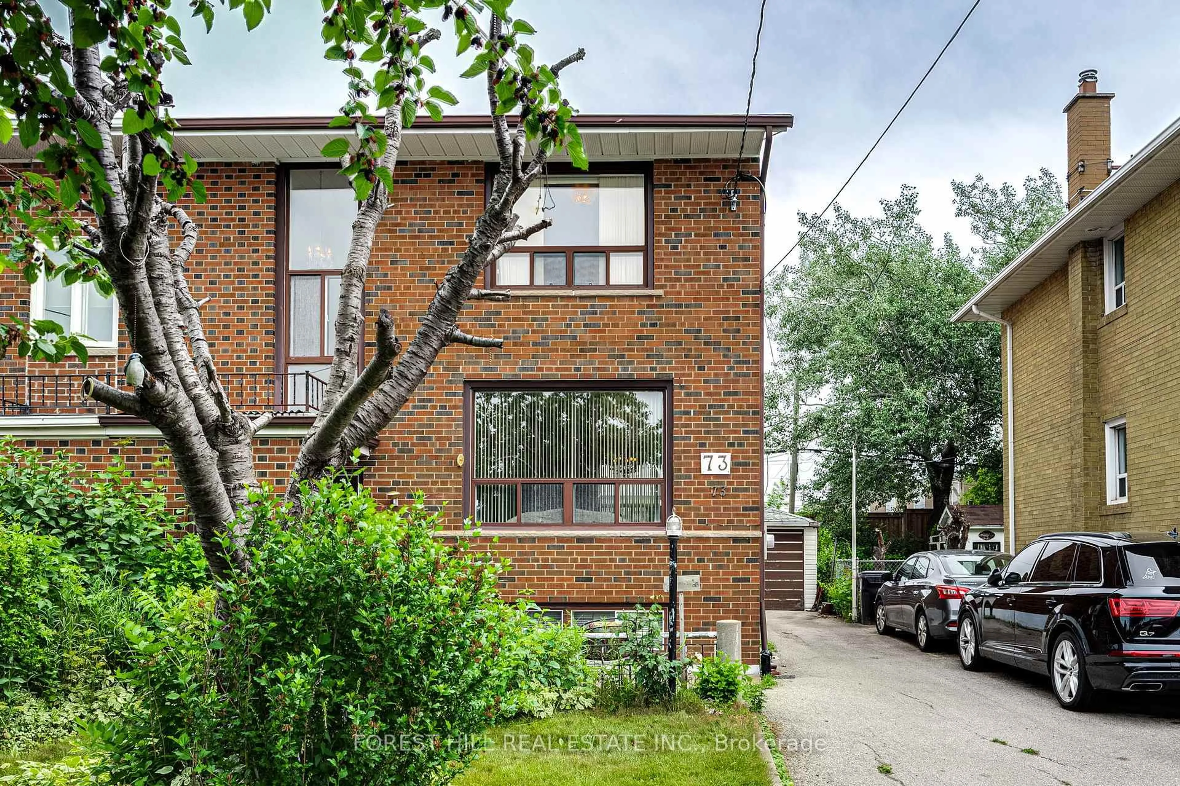 Home with brick exterior material, street for 73 Talent Cres, Toronto Ontario M9M 2N5
