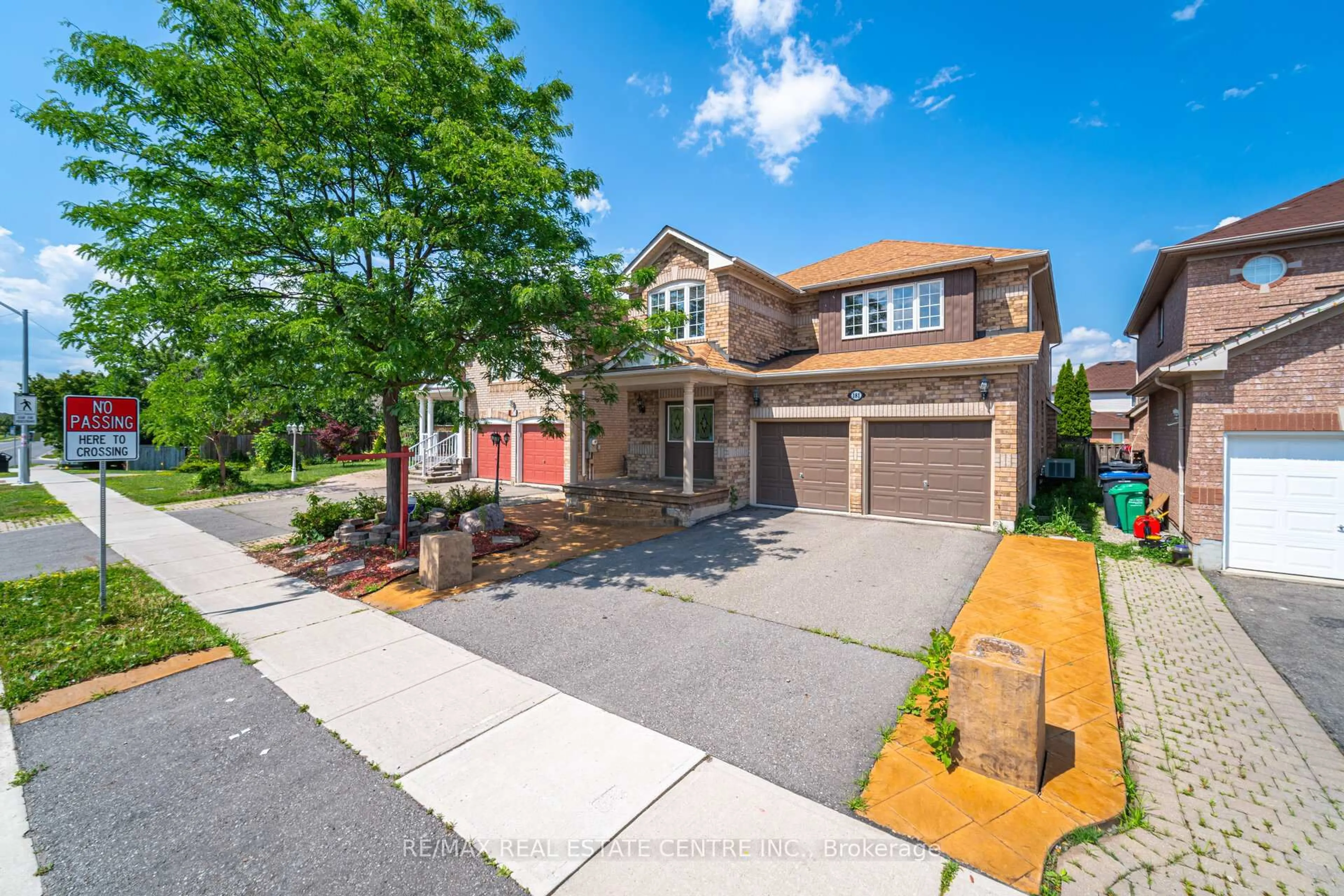 Home with brick exterior material, street for 181 Brisdale Dr, Brampton Ontario L7A 2Y8