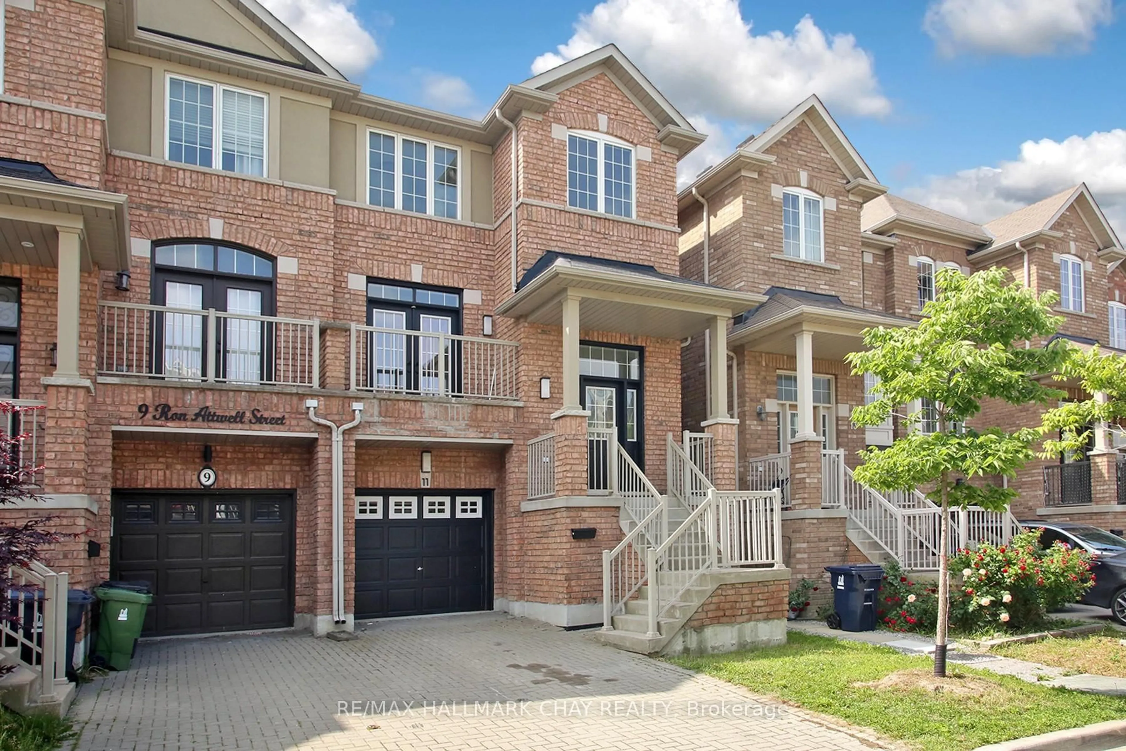 Home with brick exterior material, street for 11 Ron Attwell St, Toronto Ontario M9M 0C1
