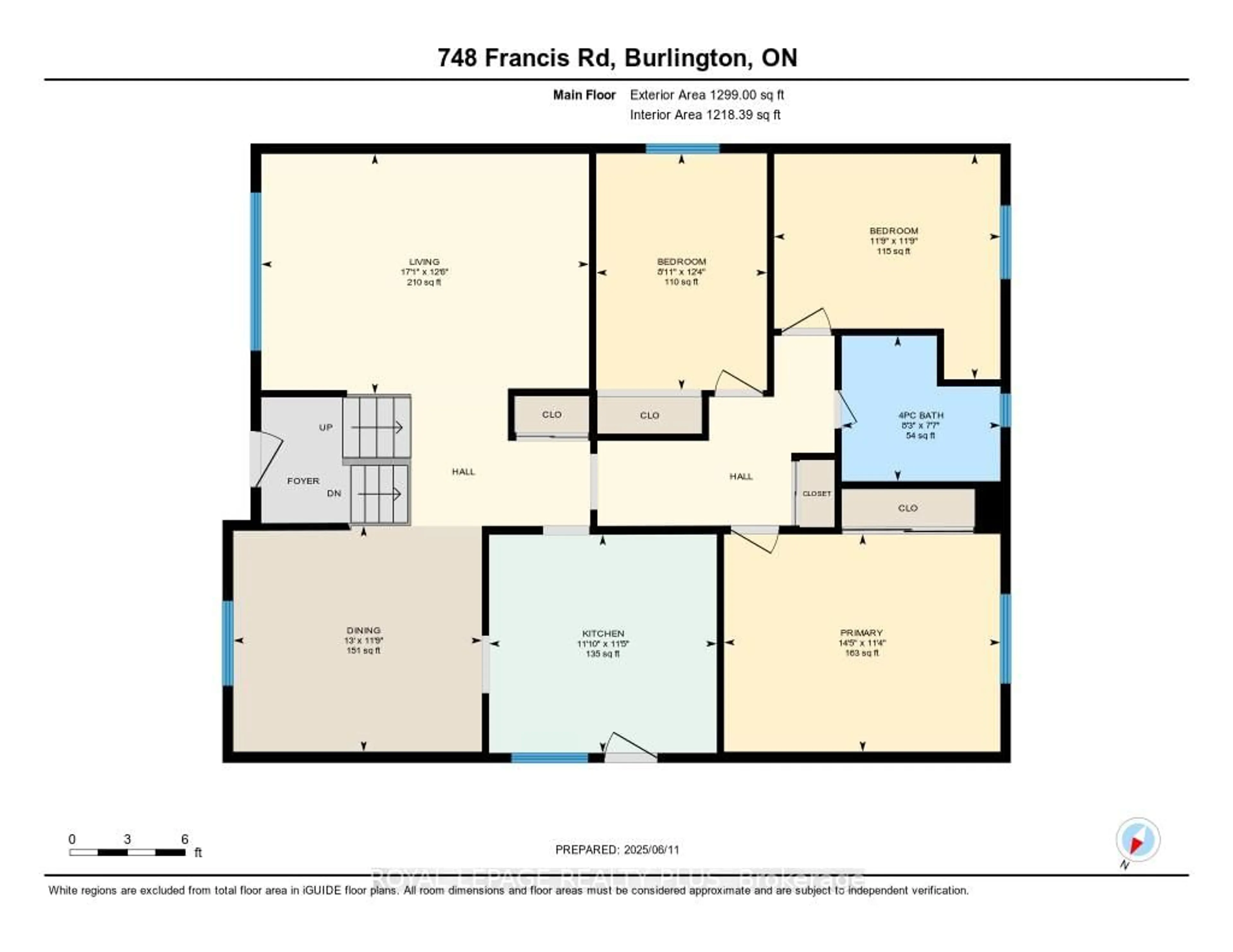 Floor plan for 748 Francis Rd, Burlington Ontario L7T 4A3