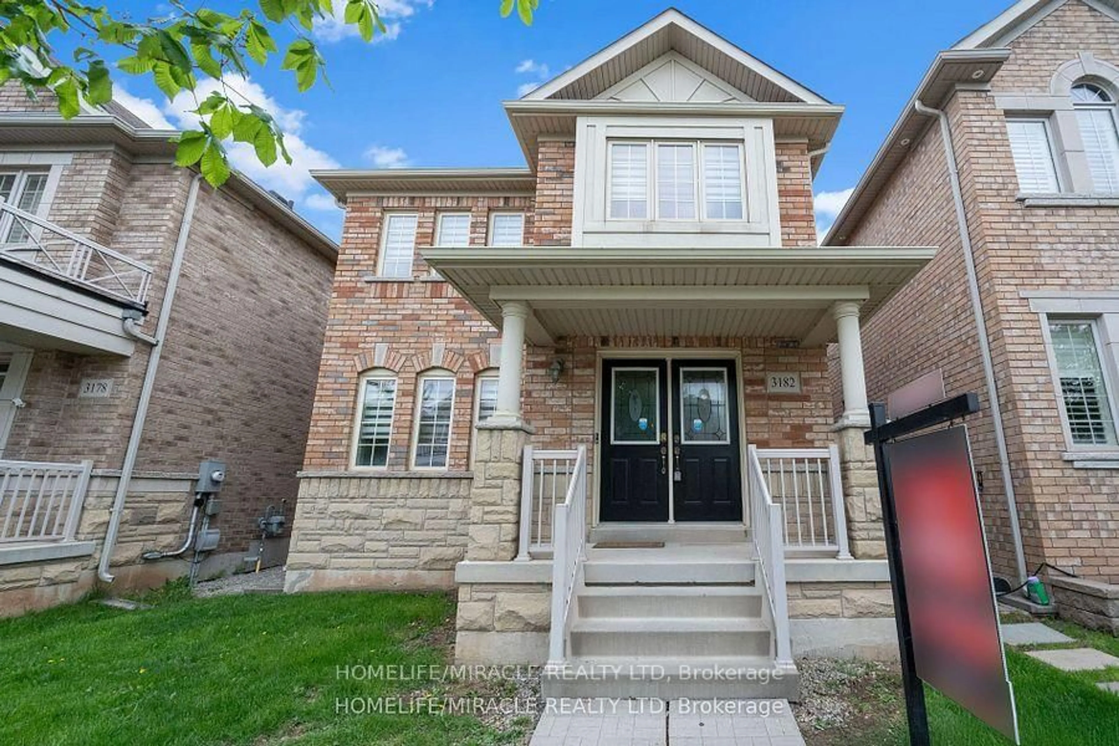 Home with brick exterior material, street for 3182 Robert Brown Blvd, Oakville Ontario L6M 0P2