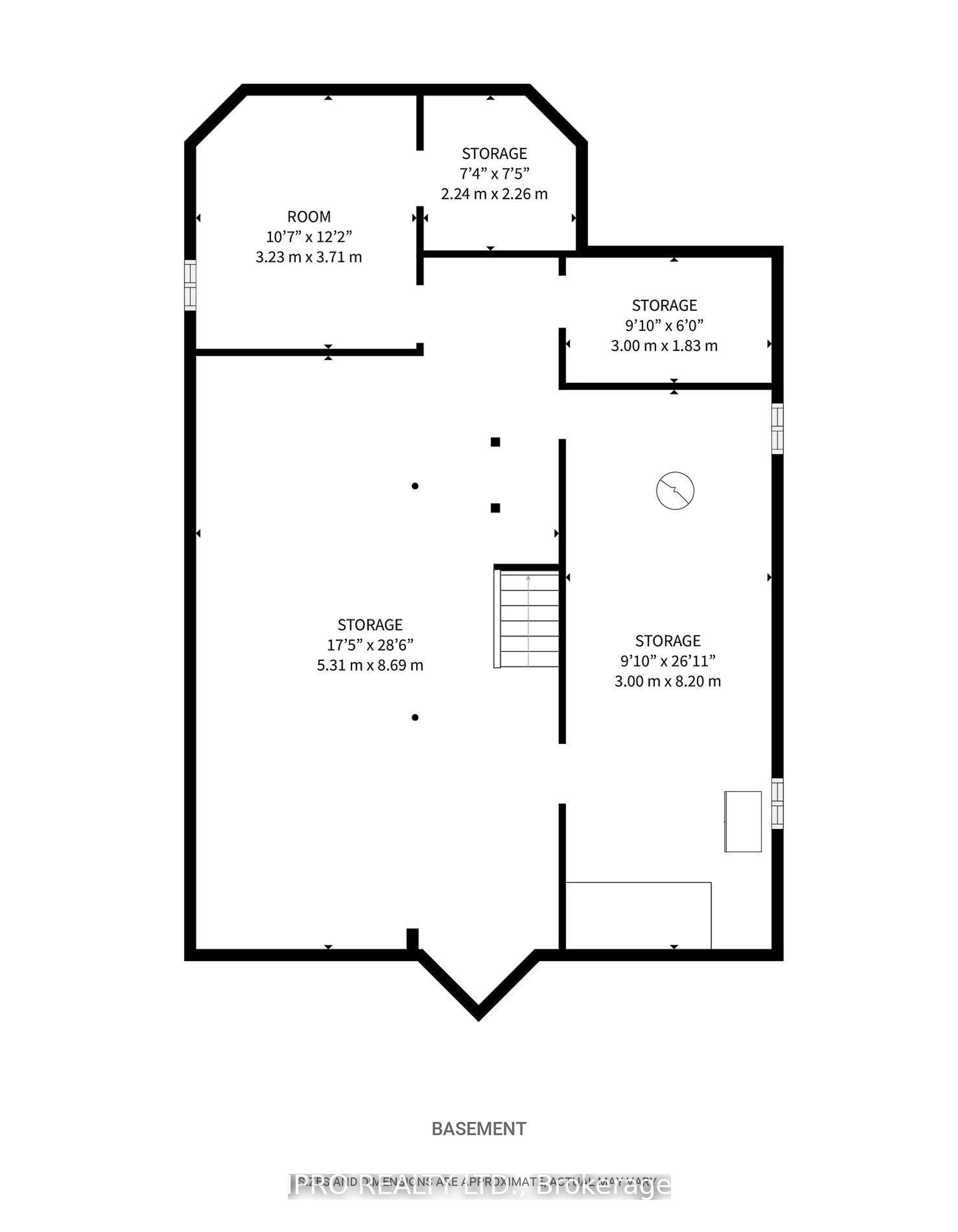 Floor plan for 6070 Prairie Circ, Mississauga Ontario L5N 5Z5
