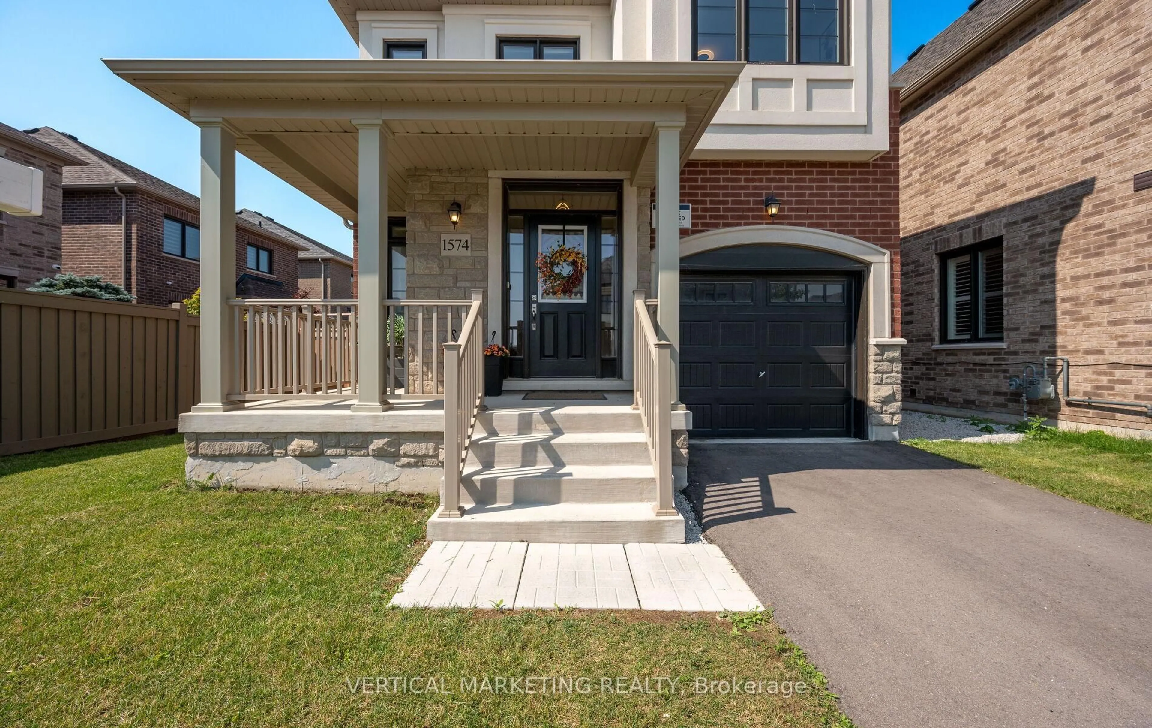 Home with brick exterior material, street for 1574 Kovachik Blvd, Milton Ontario L9E 1T4