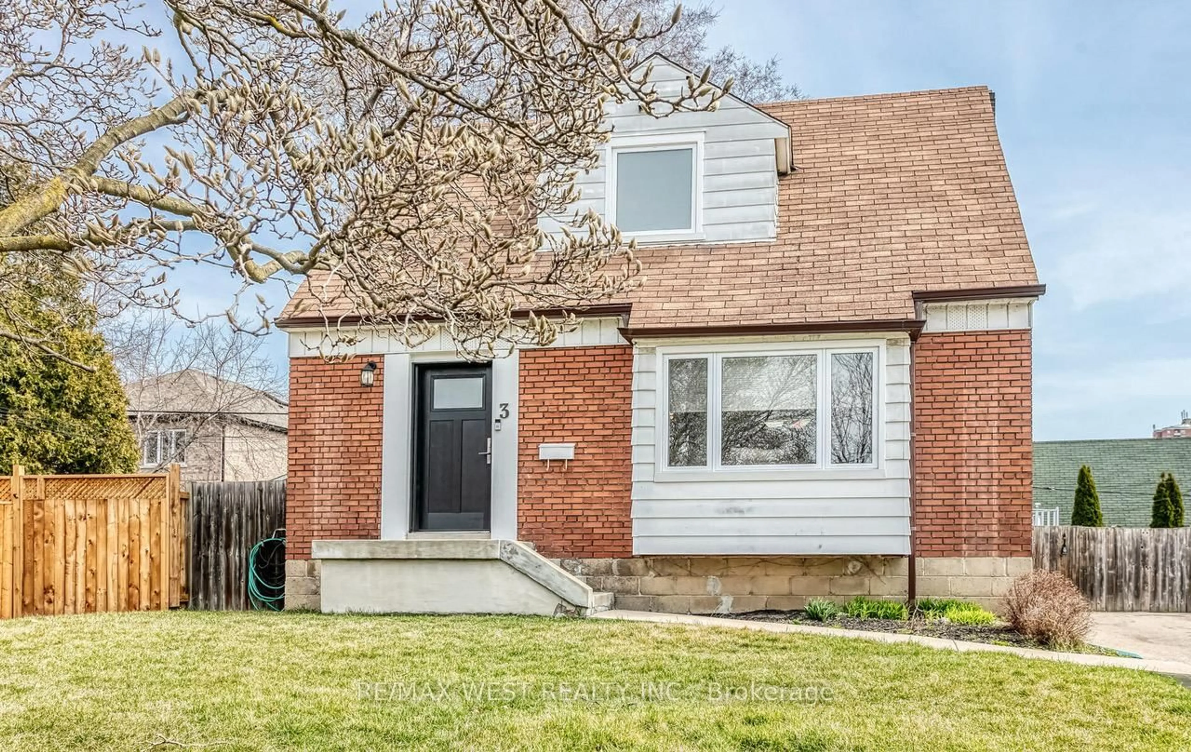 Home with brick exterior material, street for 3 Greenacres Rd, Toronto Ontario M6M 4A6