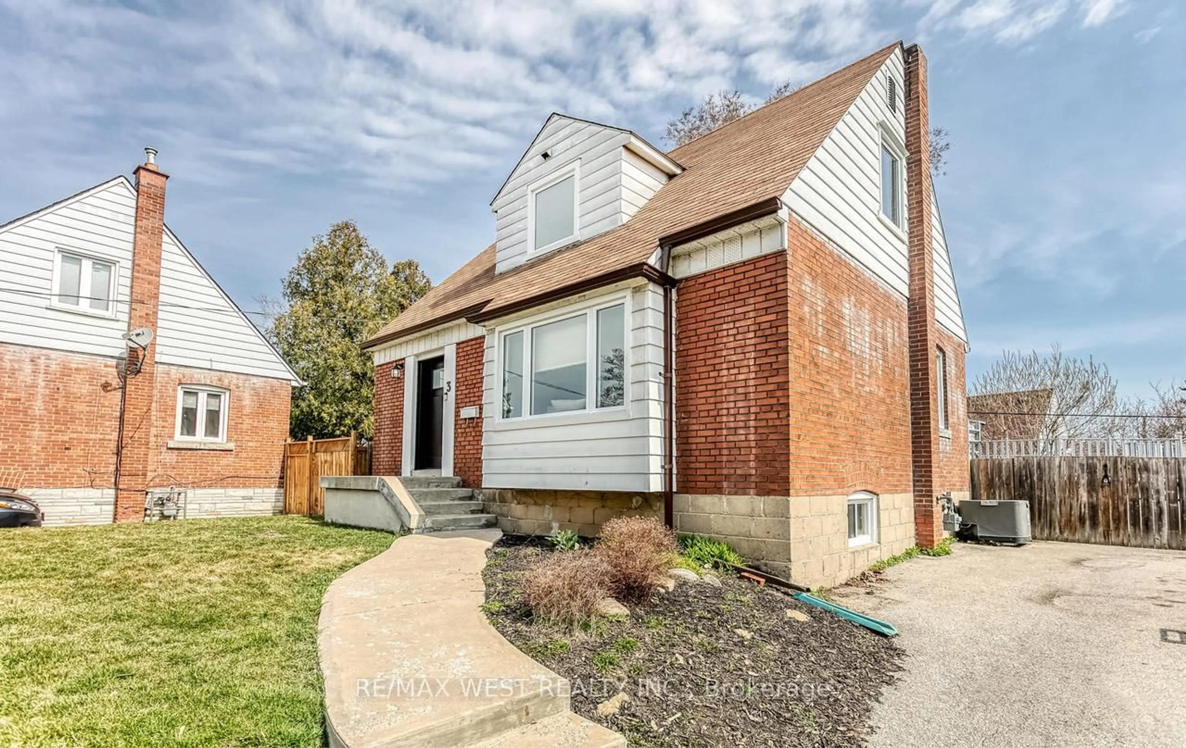 Home with brick exterior material, street for 3 Greenacres Rd, Toronto Ontario M6M 4A6