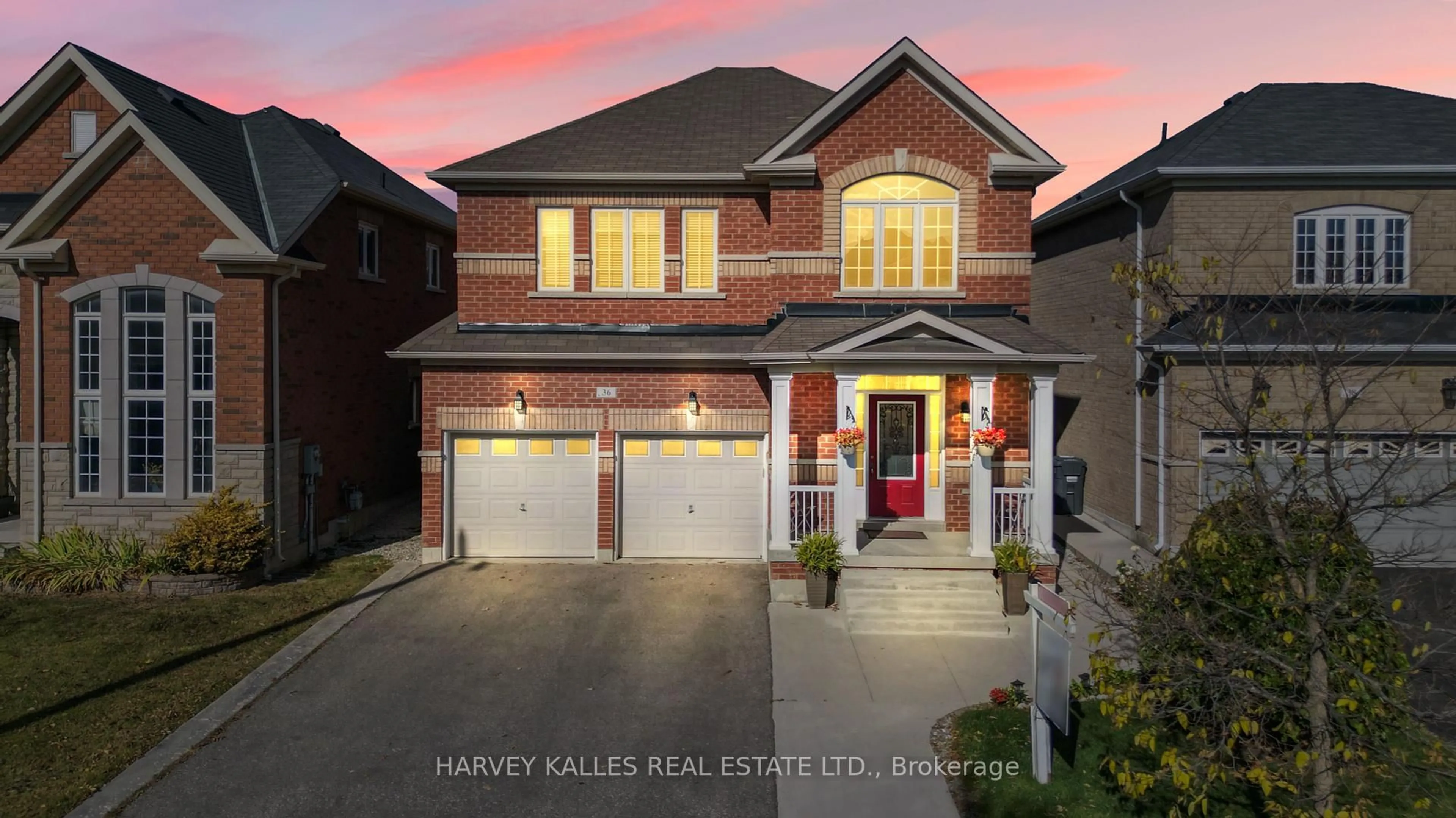 Home with brick exterior material, street for 36 Boundbrook Dr, Brampton Ontario L7A 0M2