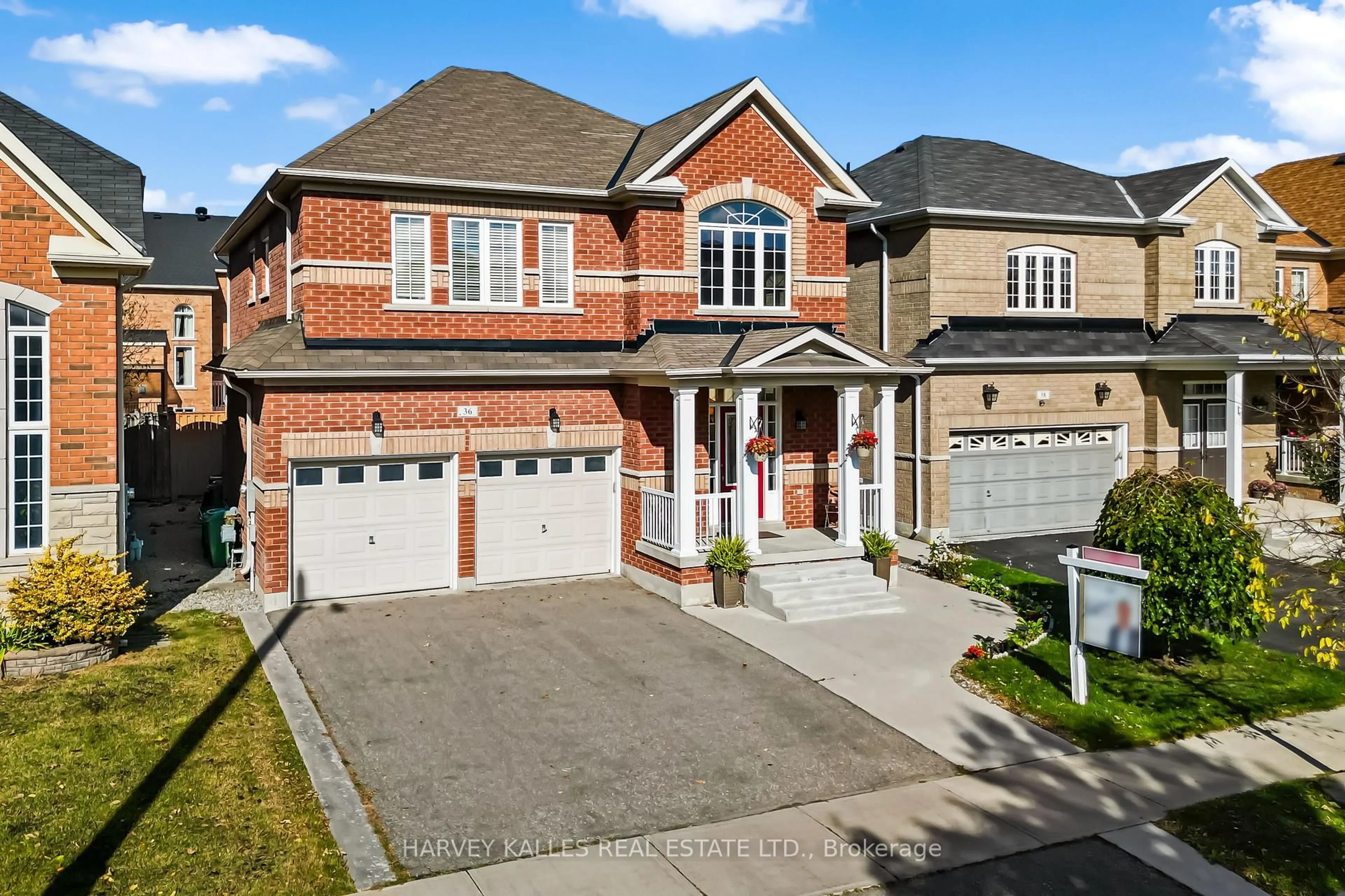 Home with brick exterior material, street for 36 Boundbrook Dr, Brampton Ontario L7A 0M2