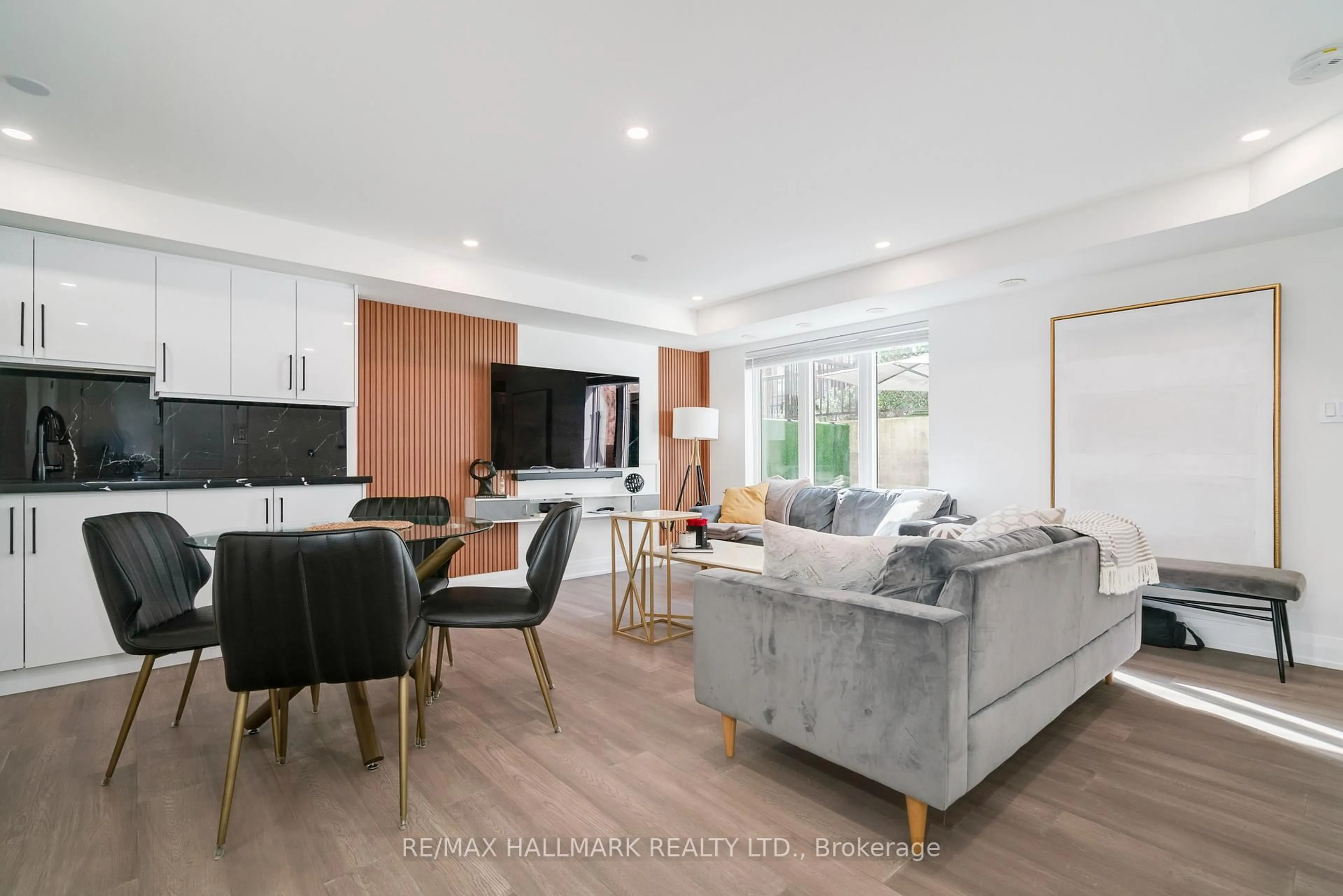 Living room with furniture, unknown for 11 Foundry Ave #129, Toronto Ontario M6H 0B7