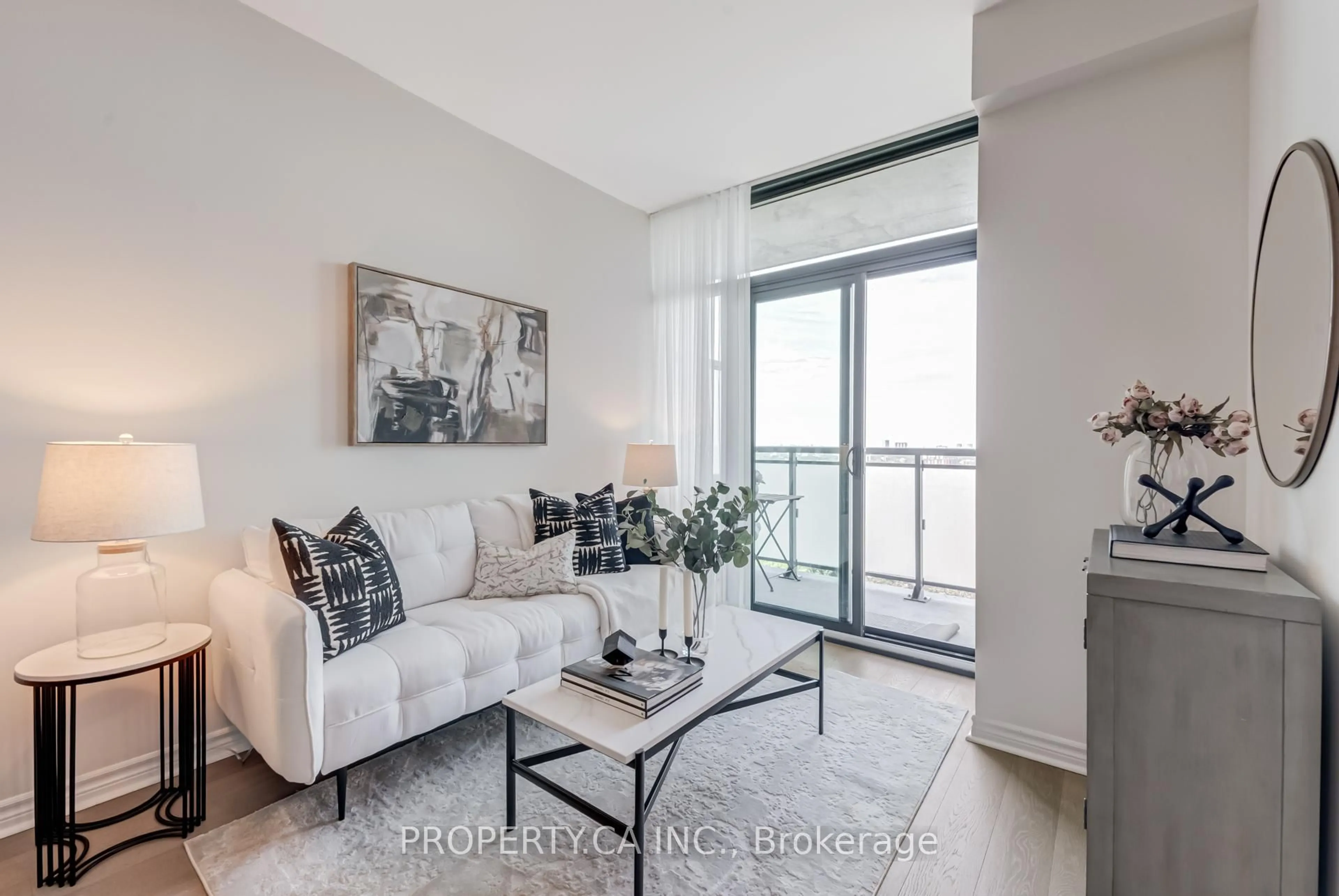 Living room with furniture, unknown for 2522 Keele St #704, Toronto Ontario M6L 0A2