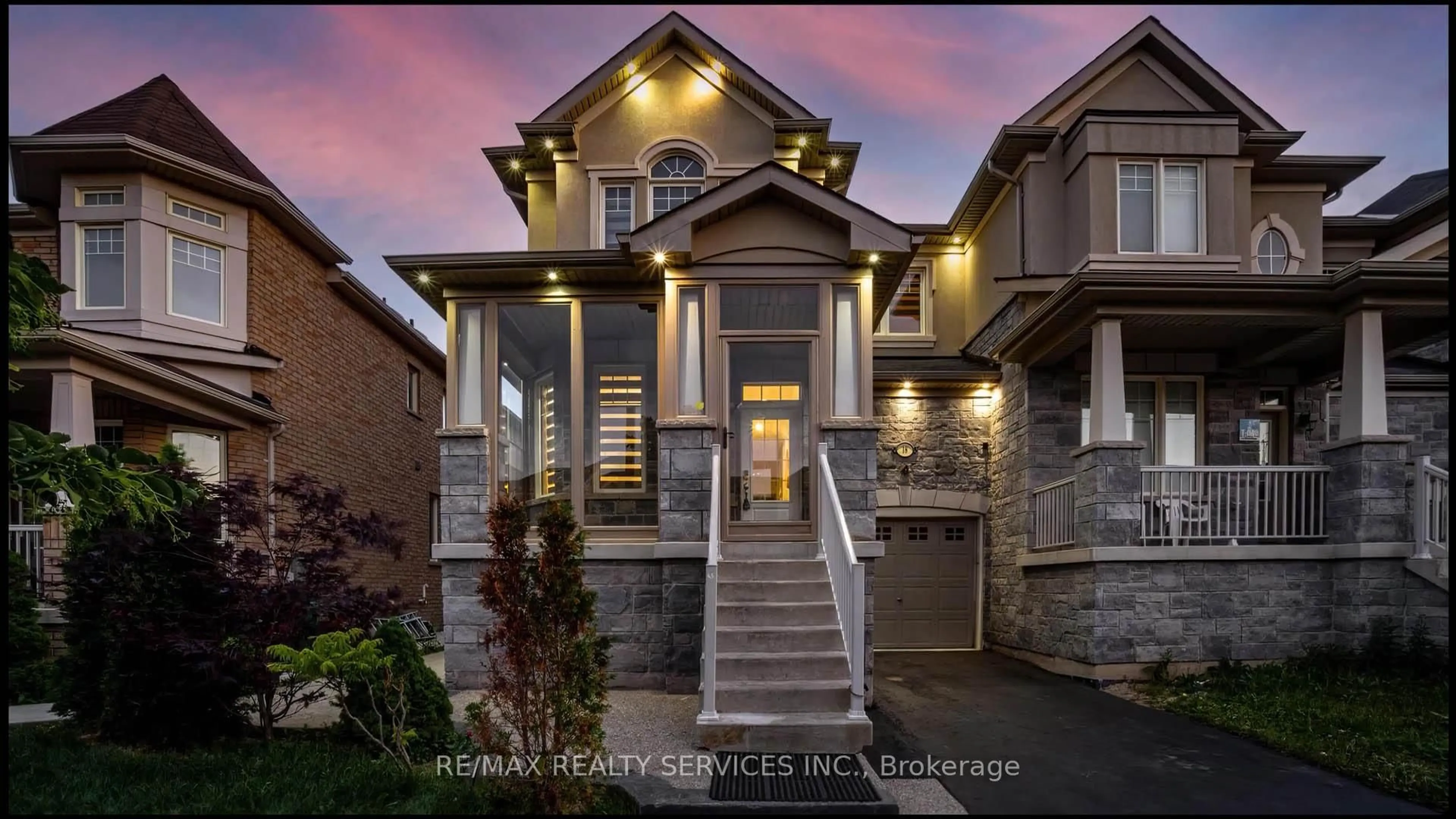 Home with brick exterior material, street for 18 Merrickville Way, Brampton Ontario L6Y 0V8