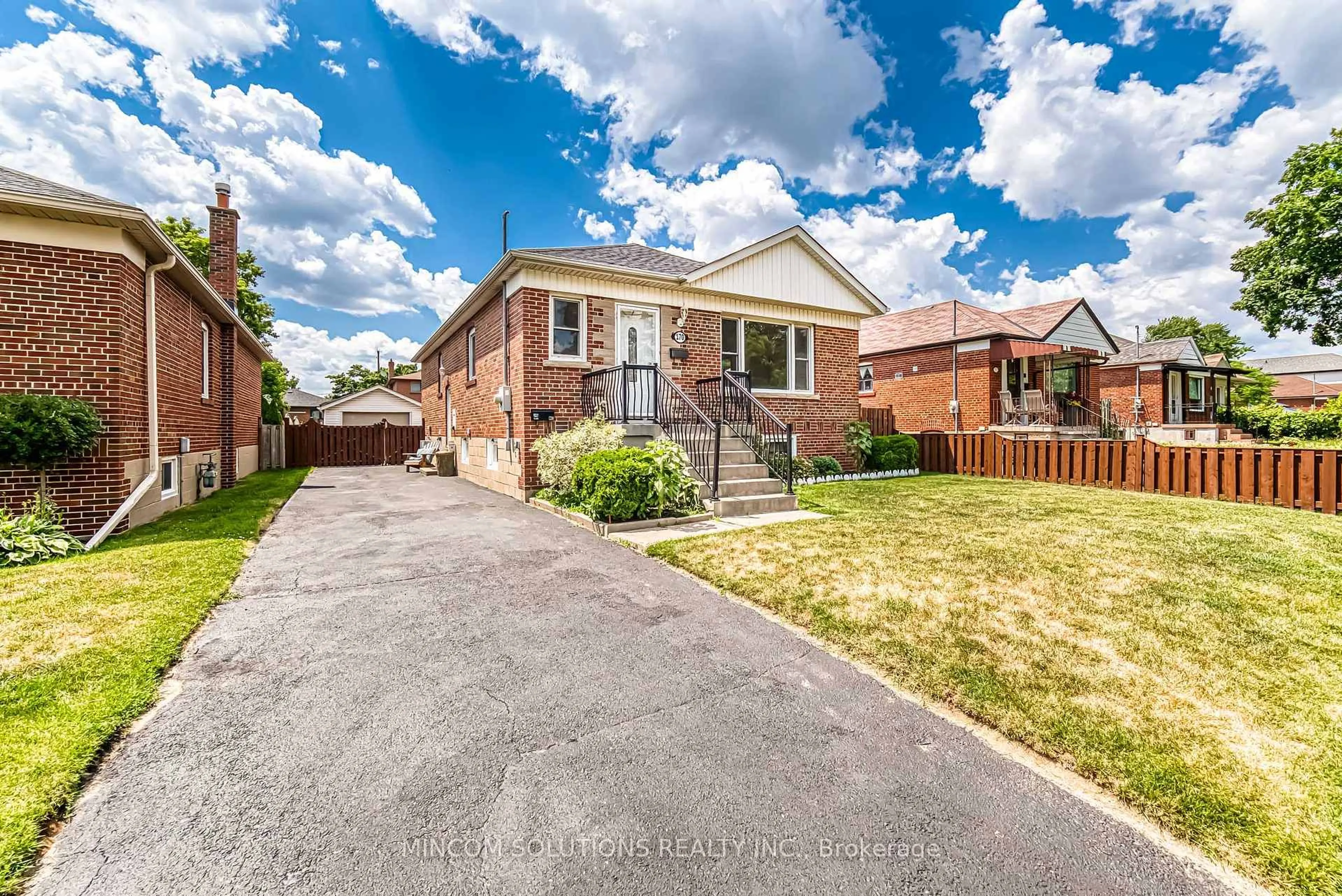 Home with brick exterior material, street for 170 North Carson St, Toronto Ontario M8W 4C9