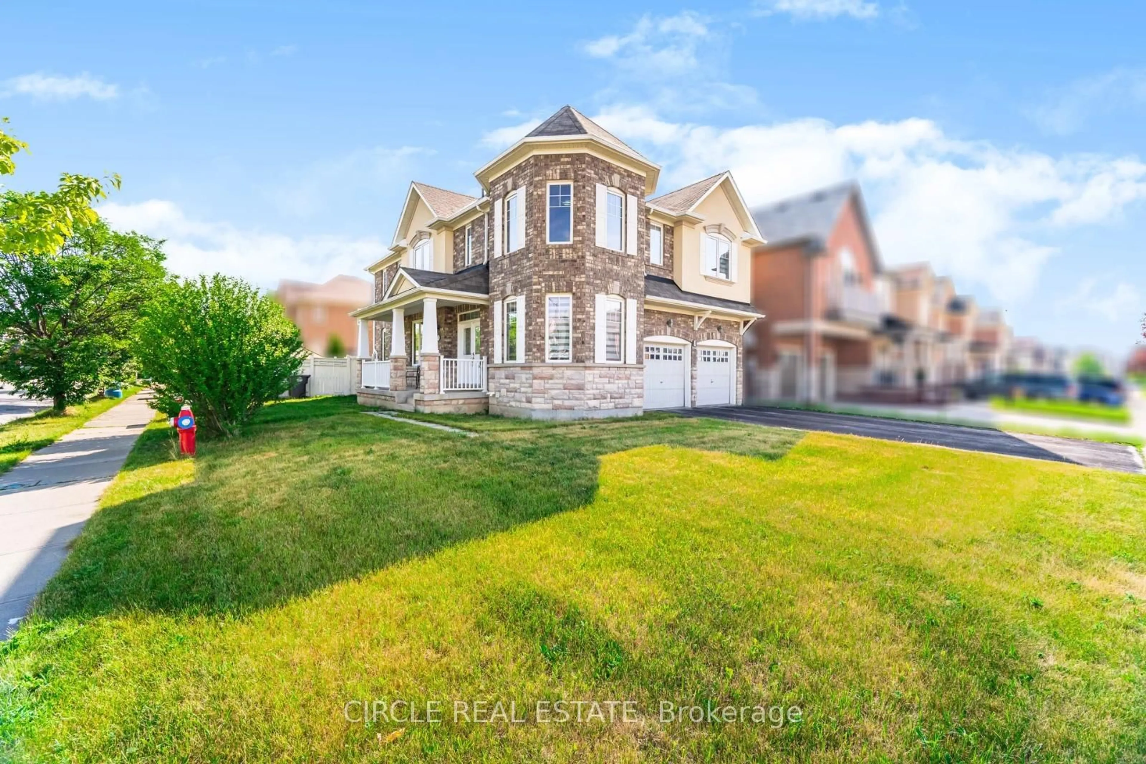 A pic from outside/outdoor area/front of a property/back of a property/a pic from drone, street for 1 Restless Gate, Brampton Ontario L6P 3C4