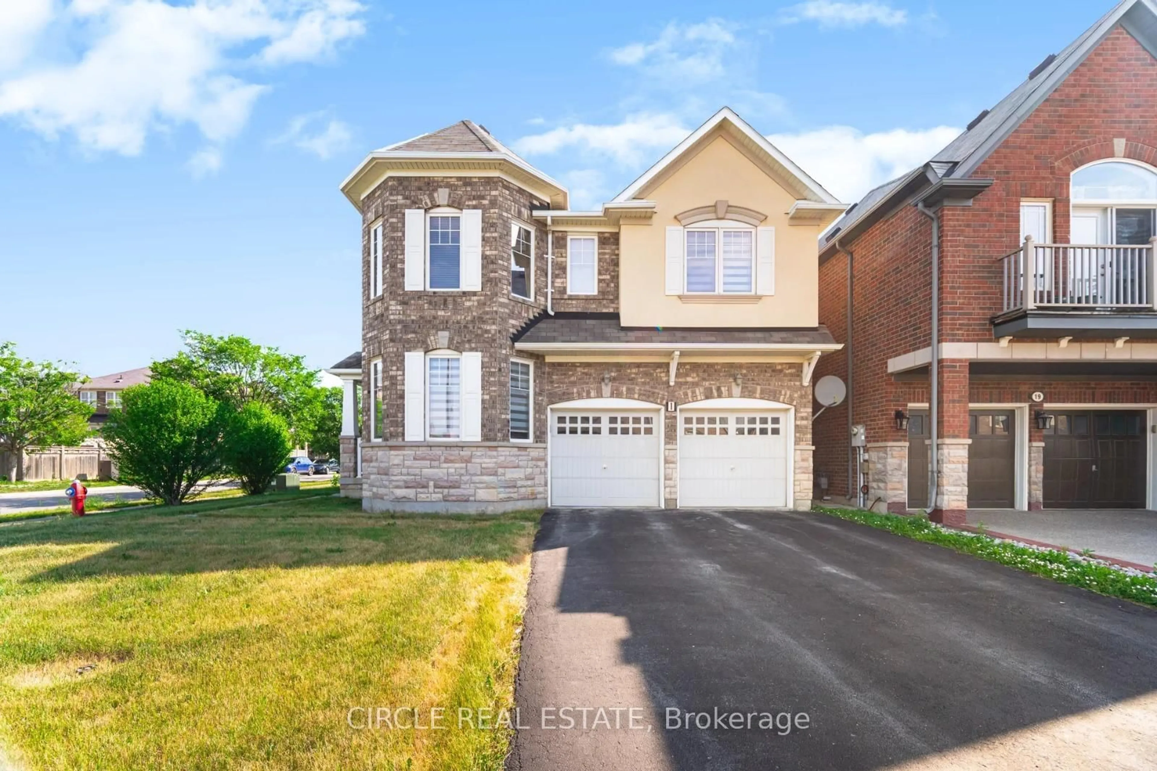 Home with brick exterior material, street for 1 Restless Gate, Brampton Ontario L6P 3C4