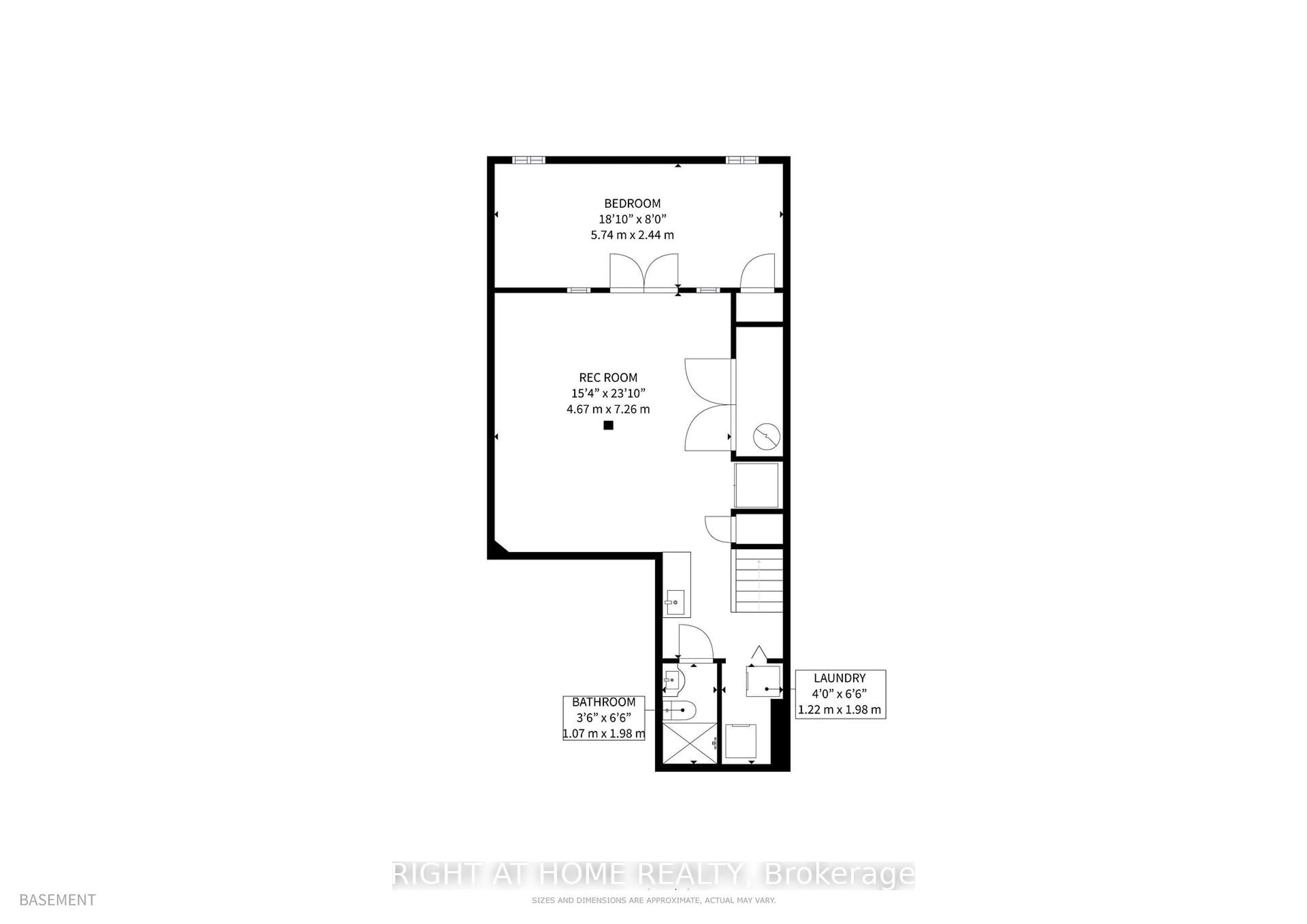 Floor plan for 4193 Longmoor Dr #2, Burlington Ontario L7L 5J9
