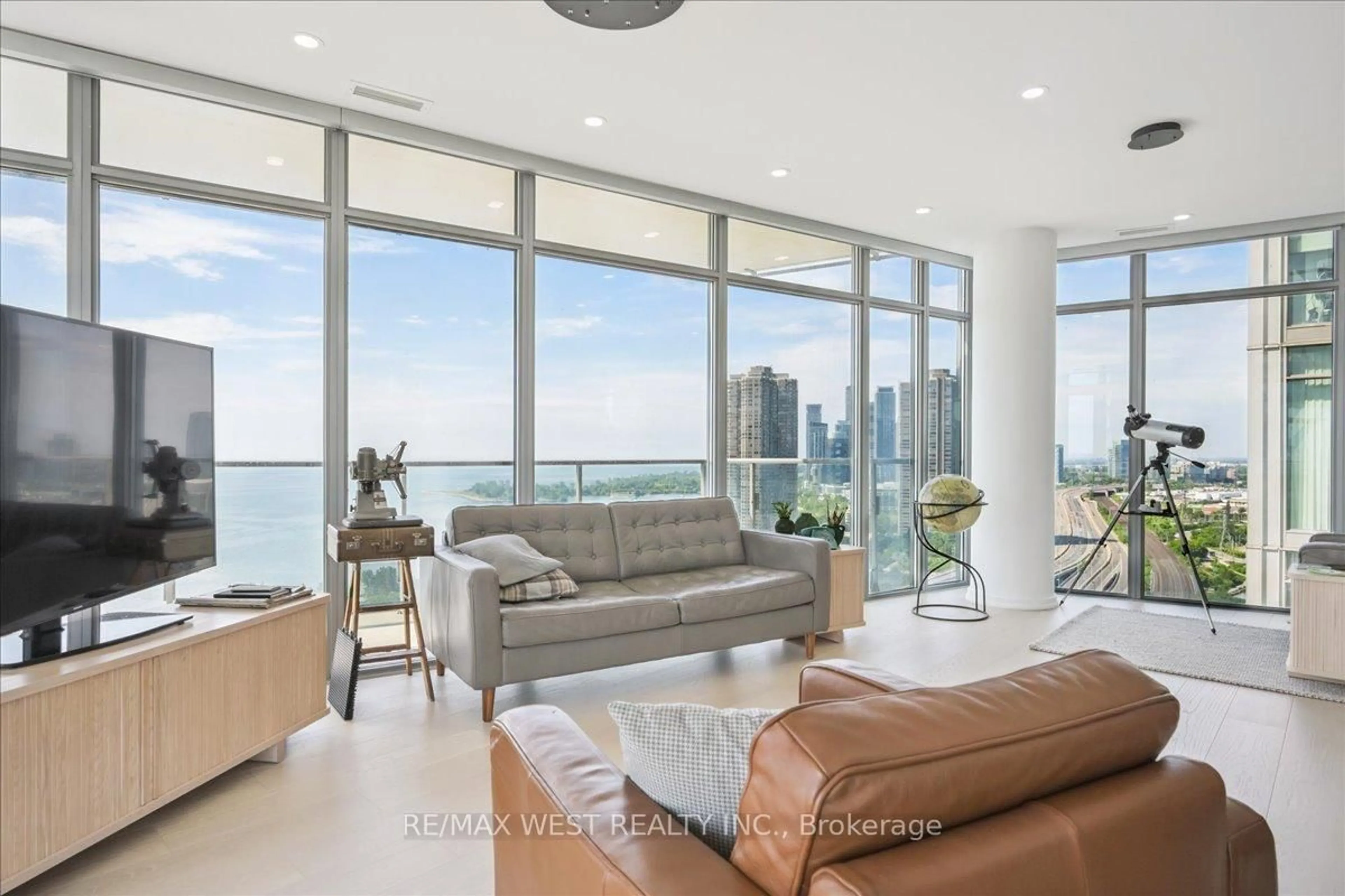 Living room with furniture, unknown for 103 The Queensway #2304, Toronto Ontario M6S 5B3
