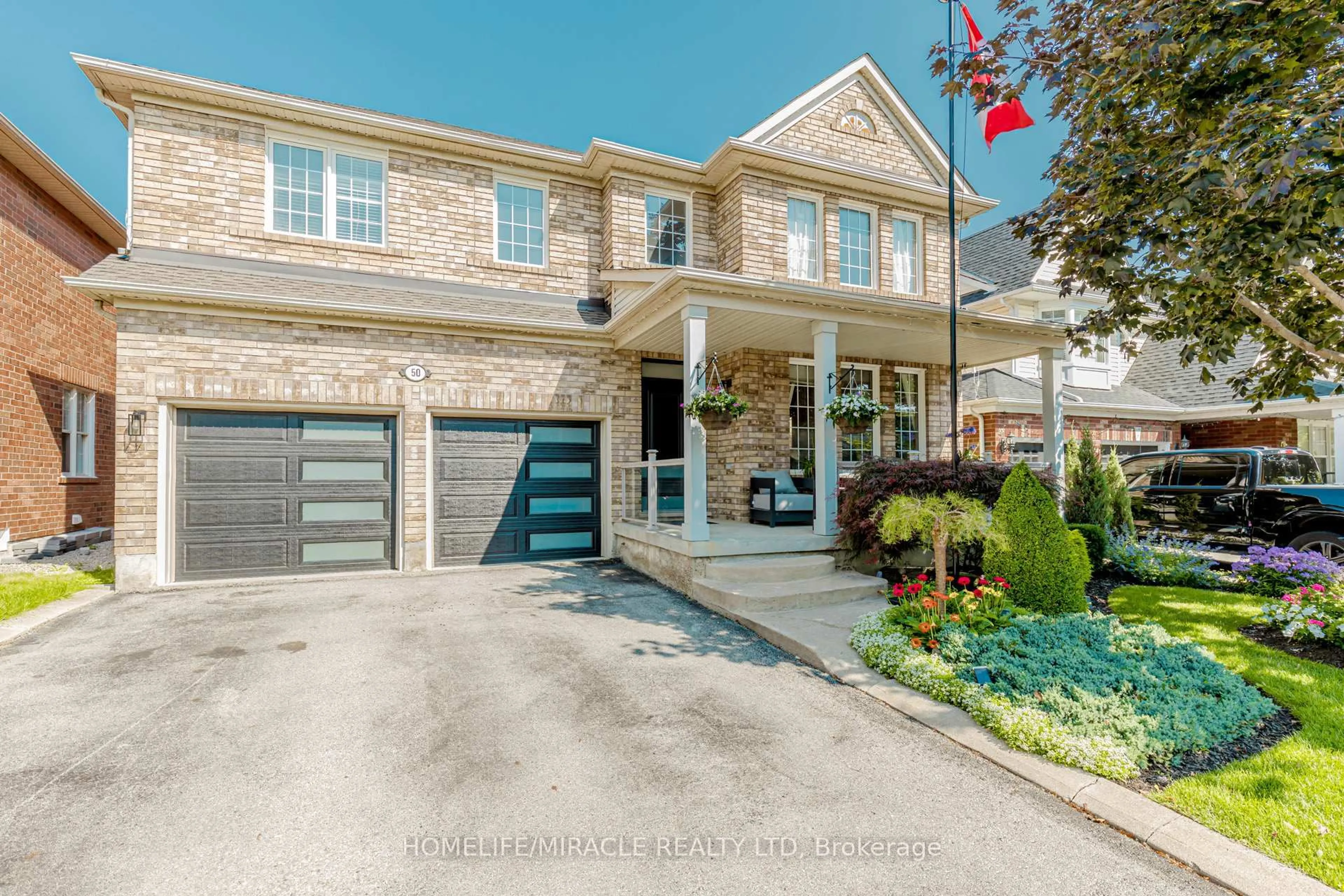 Home with brick exterior material, street for 50 Sandy Beach Rd, Brampton Ontario L7A 2S9