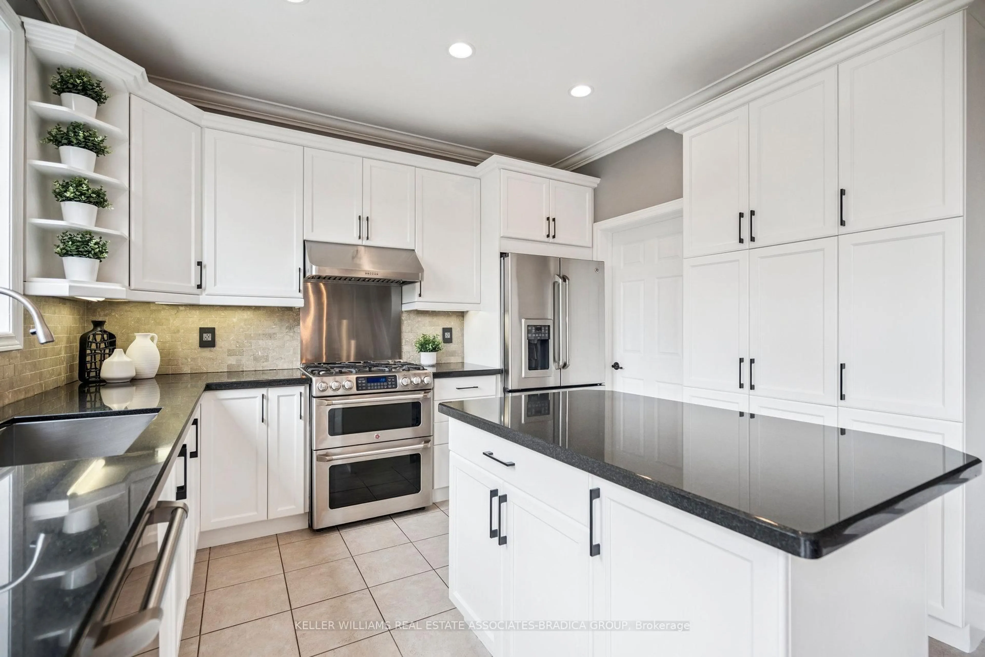 Contemporary kitchen, ceramic/tile floor for 2217 Mariposa Rd, Oakville Ontario L6M 5A1