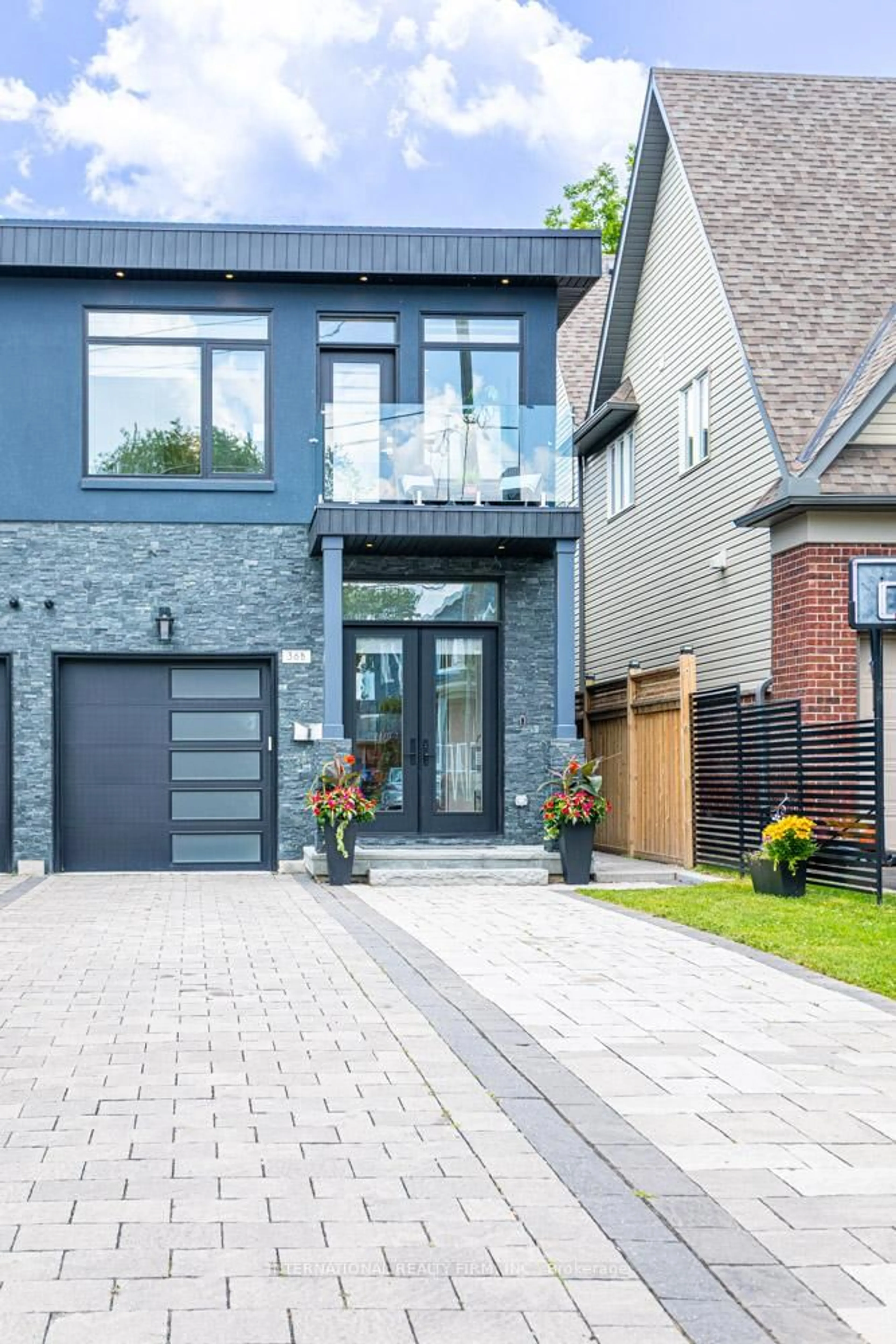 Home with brick exterior material, street for 36B Pine Ave, Mississauga Ontario L5H 2P8