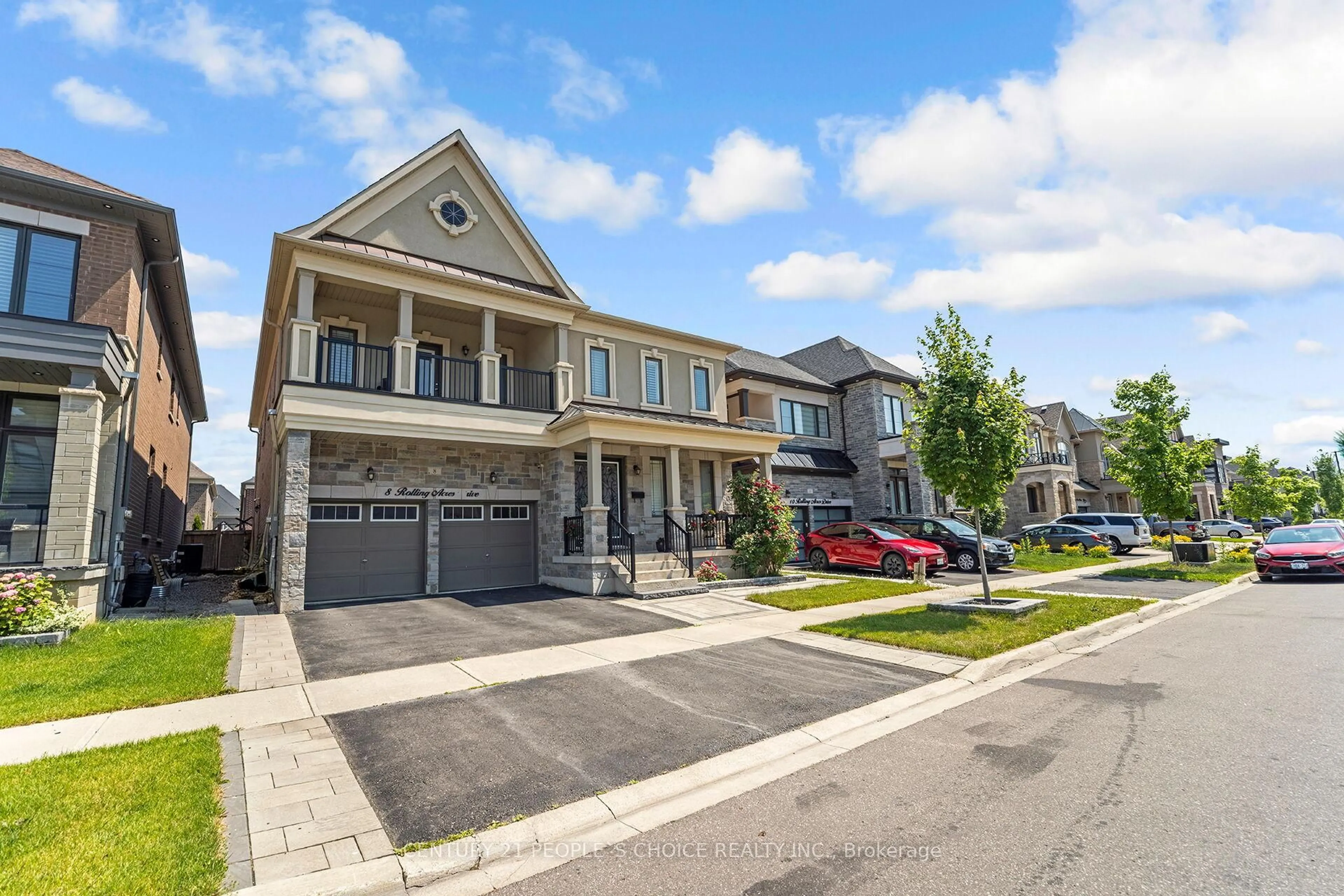 Home with brick exterior material, street for 8 Rolling Acres Dr, Brampton Ontario L6X 5P3
