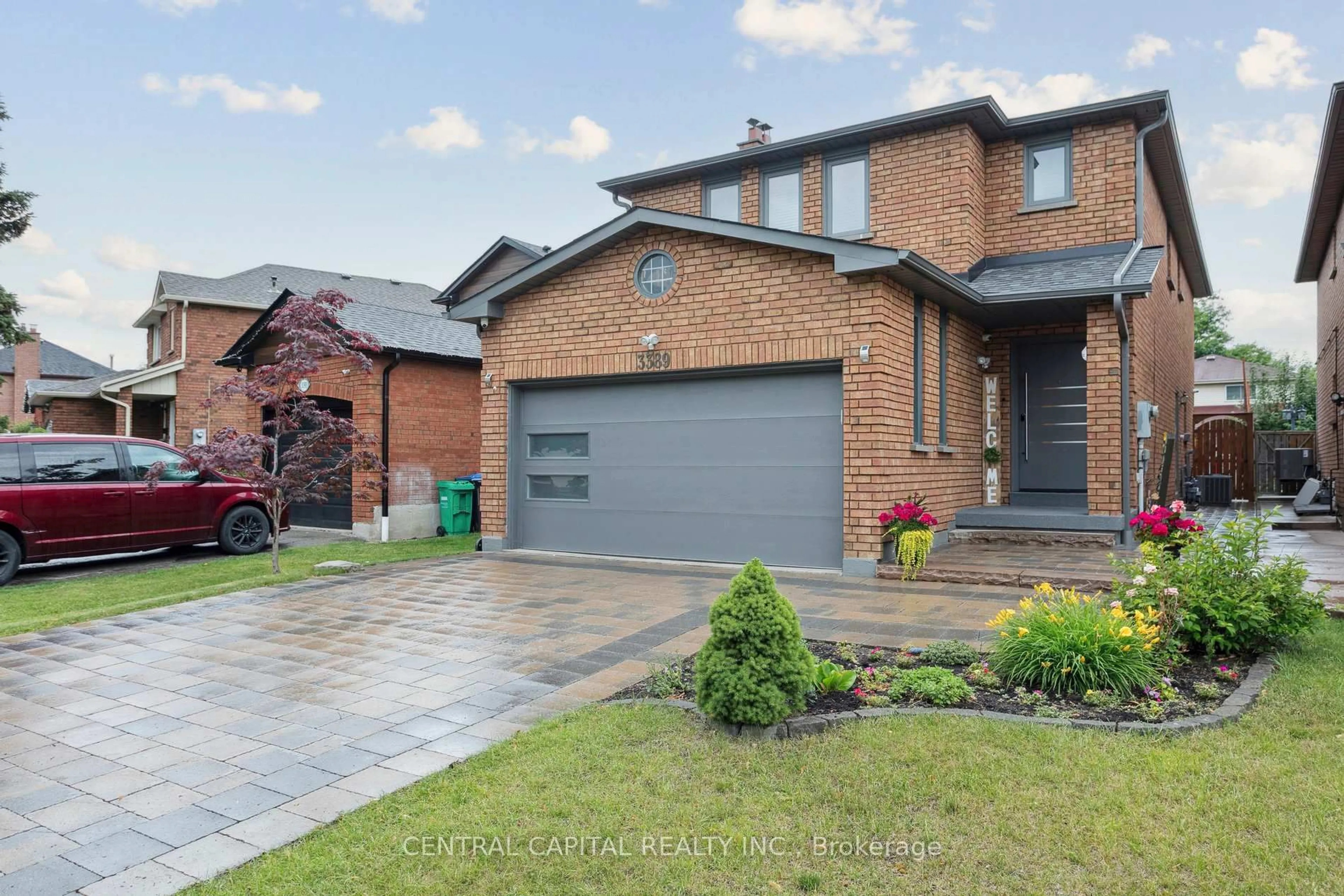Home with brick exterior material, street for 3389 Hargrove Rd, Mississauga Ontario L5L 4C9