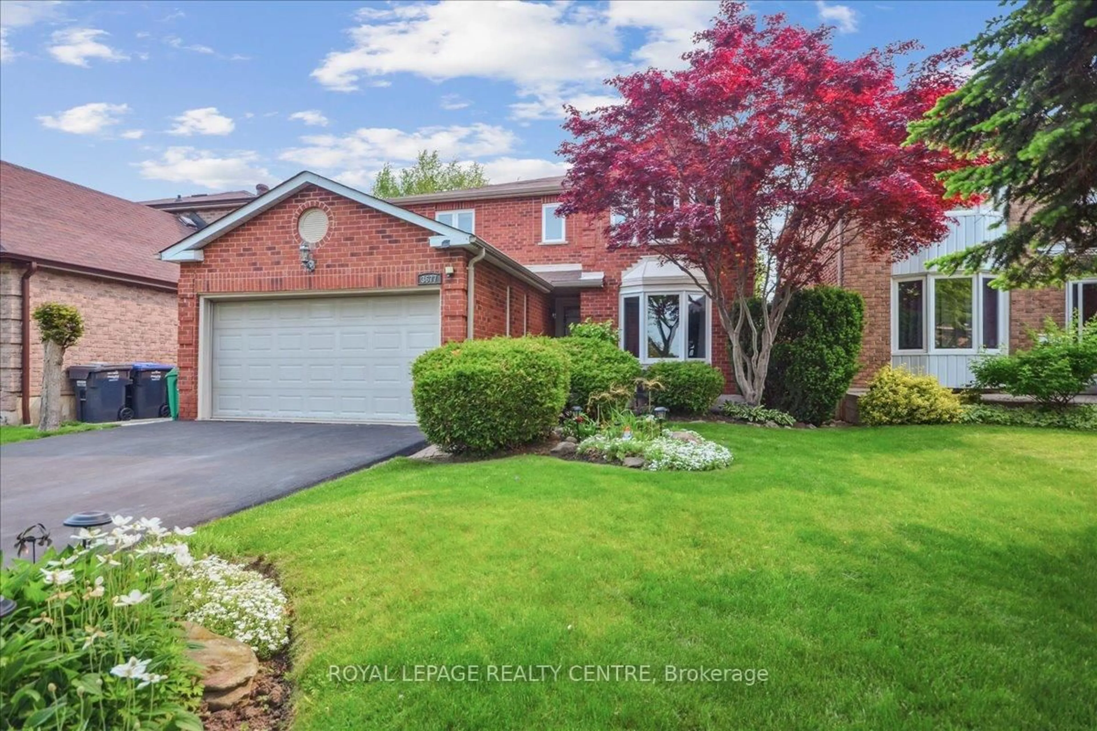 Home with brick exterior material, street for 3677 Colonial Dr, Mississauga Ontario L5L 4P2