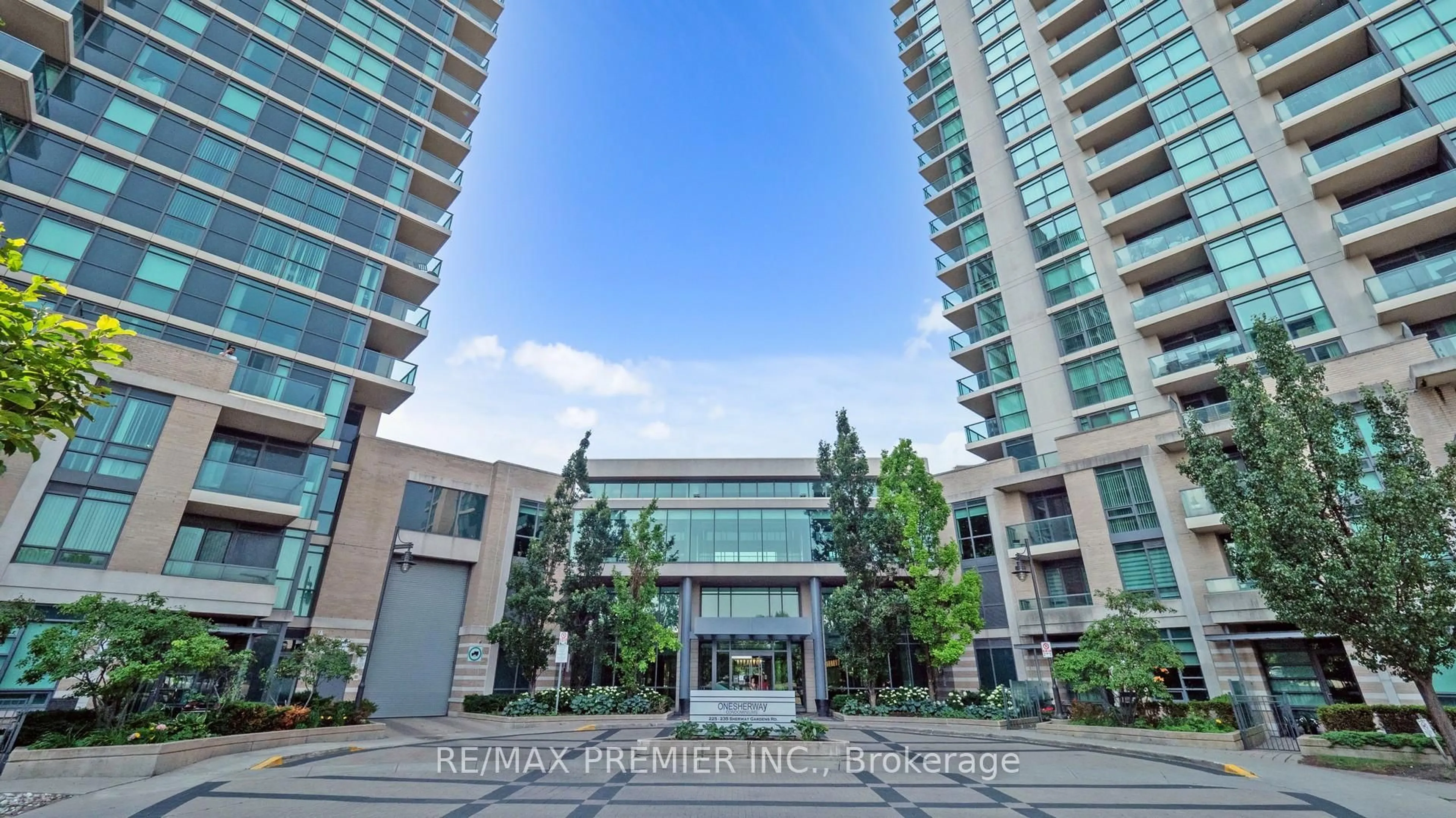 Indoor foyer for 235 Sherway Gardens Rd #809, Toronto Ontario M9C 0A2
