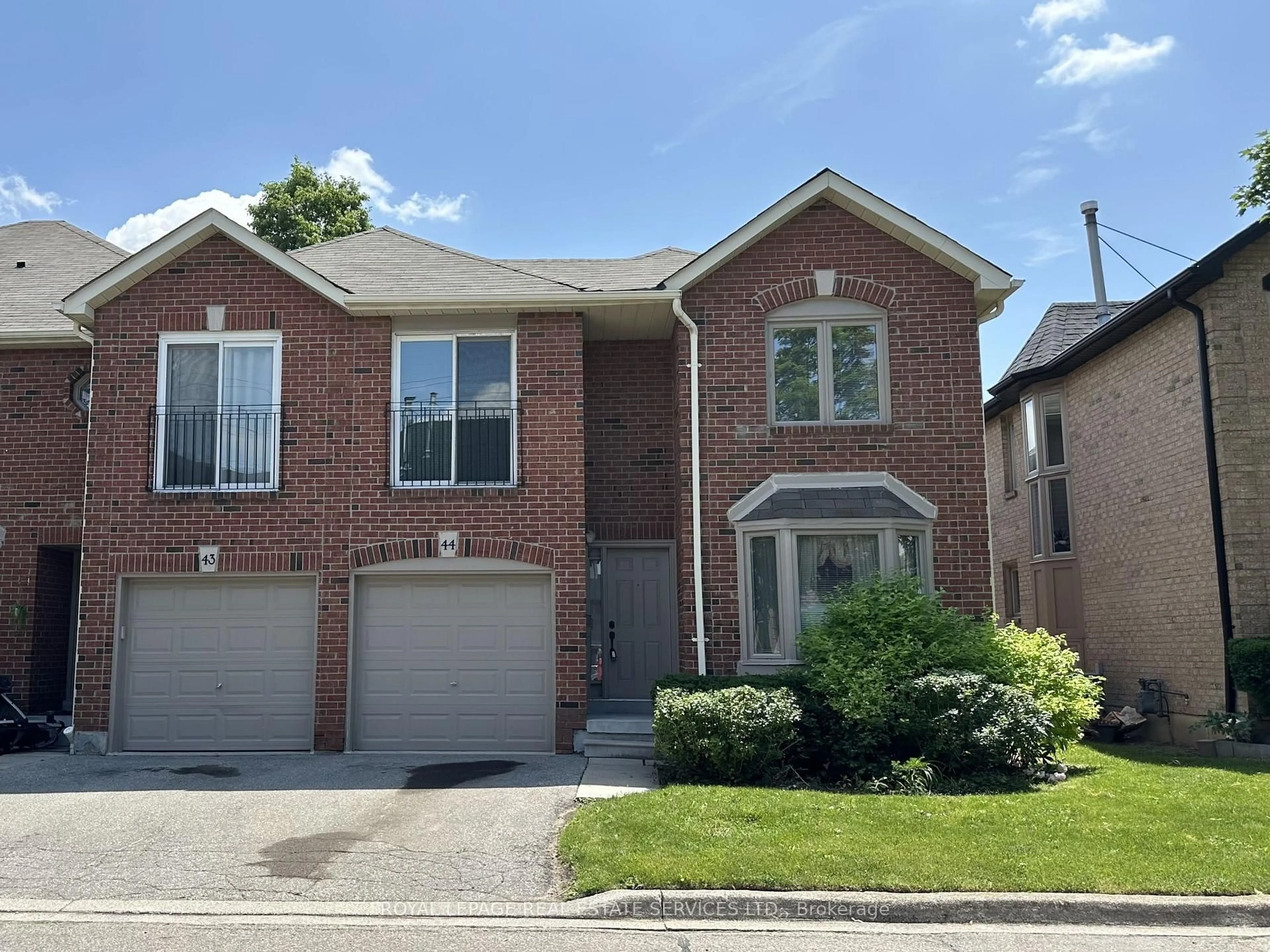 Home with brick exterior material, street for 4635 Regents Terr #44, Mississauga Ontario L5R 1X2