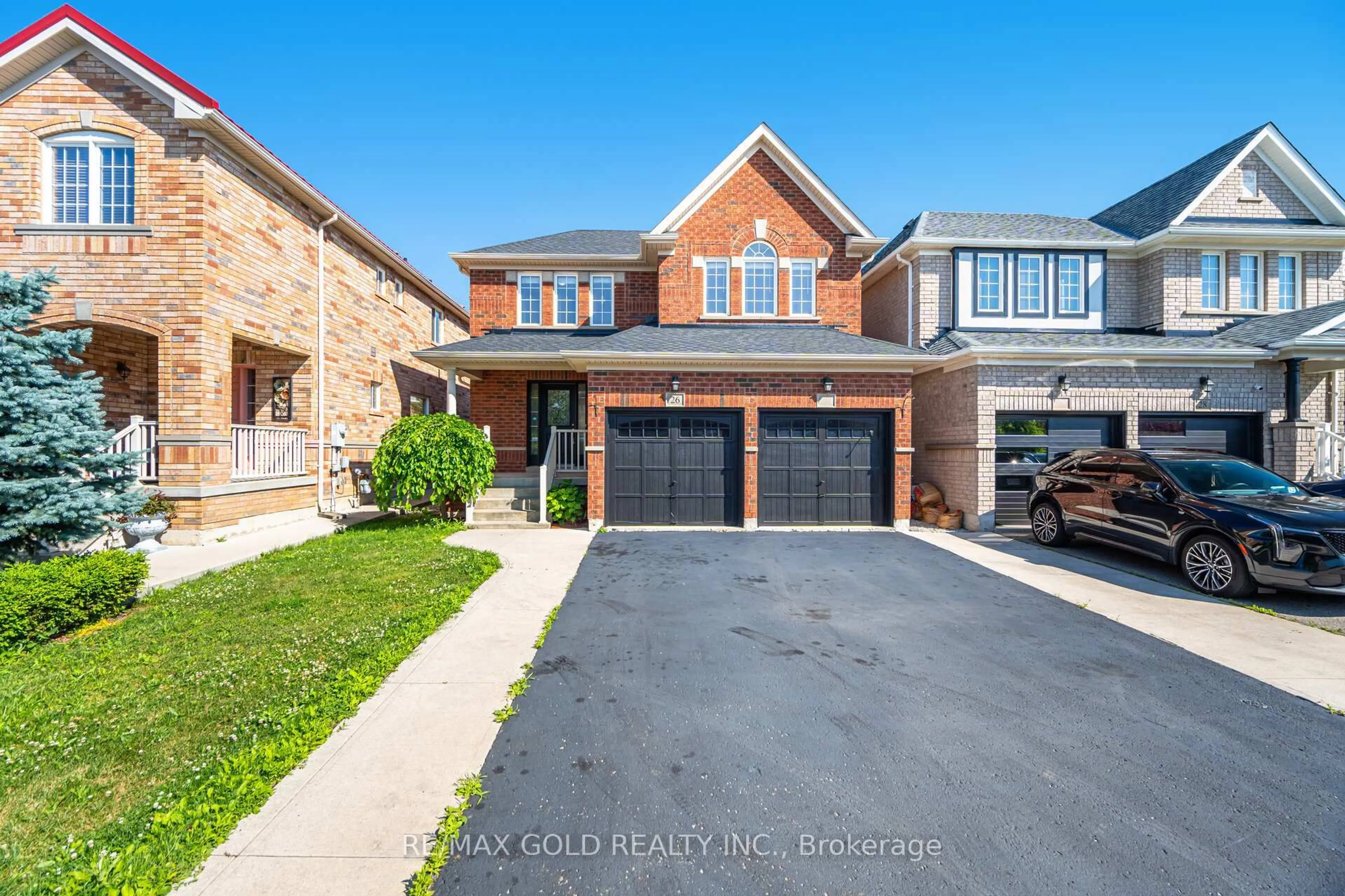 Home with brick exterior material, street for 26 Bushmill Circ, Brampton Ontario L7A 0K8