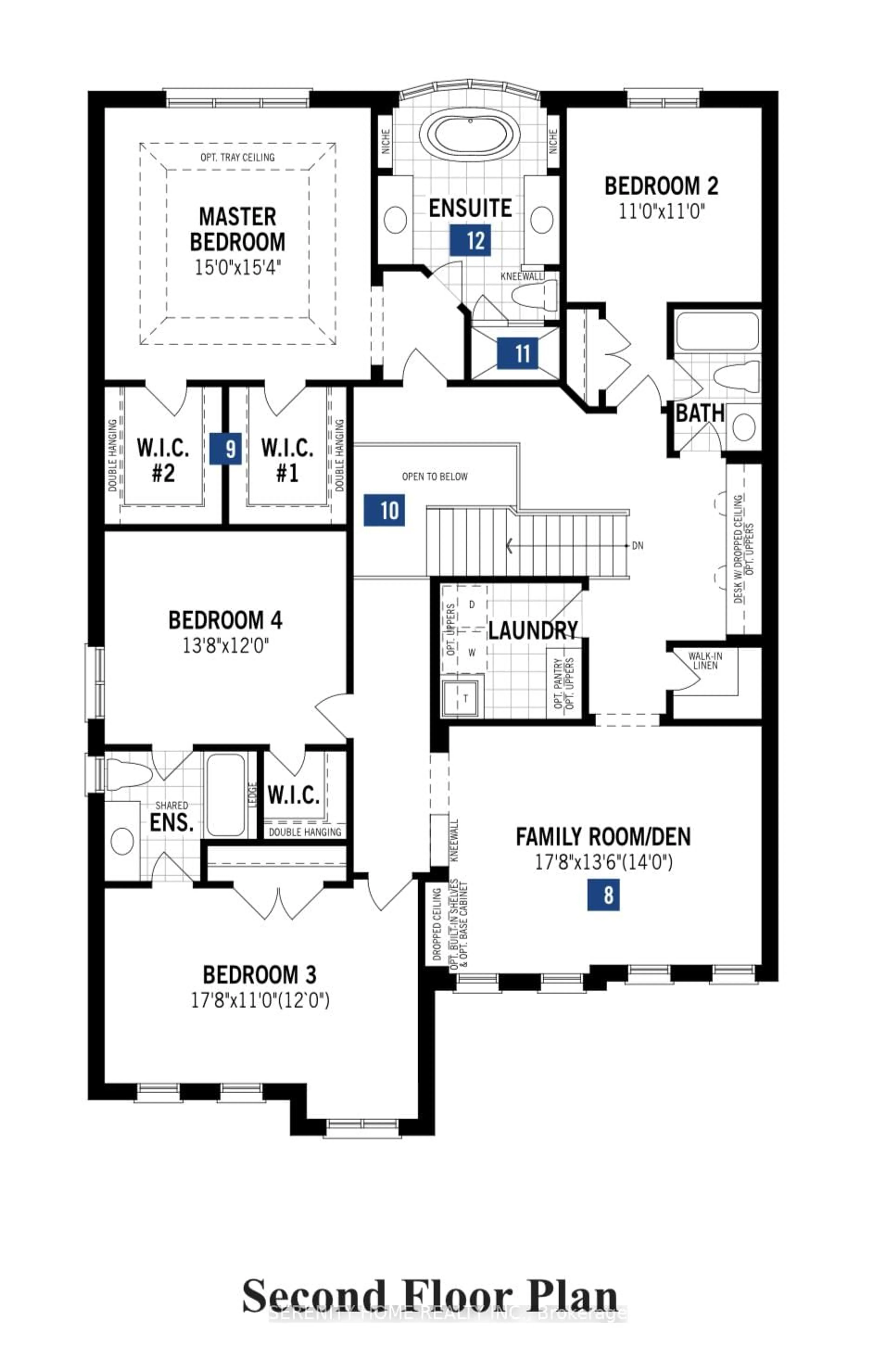 Floor plan for 135 Mcwilliams Cres, Oakville Ontario L6M 0W5