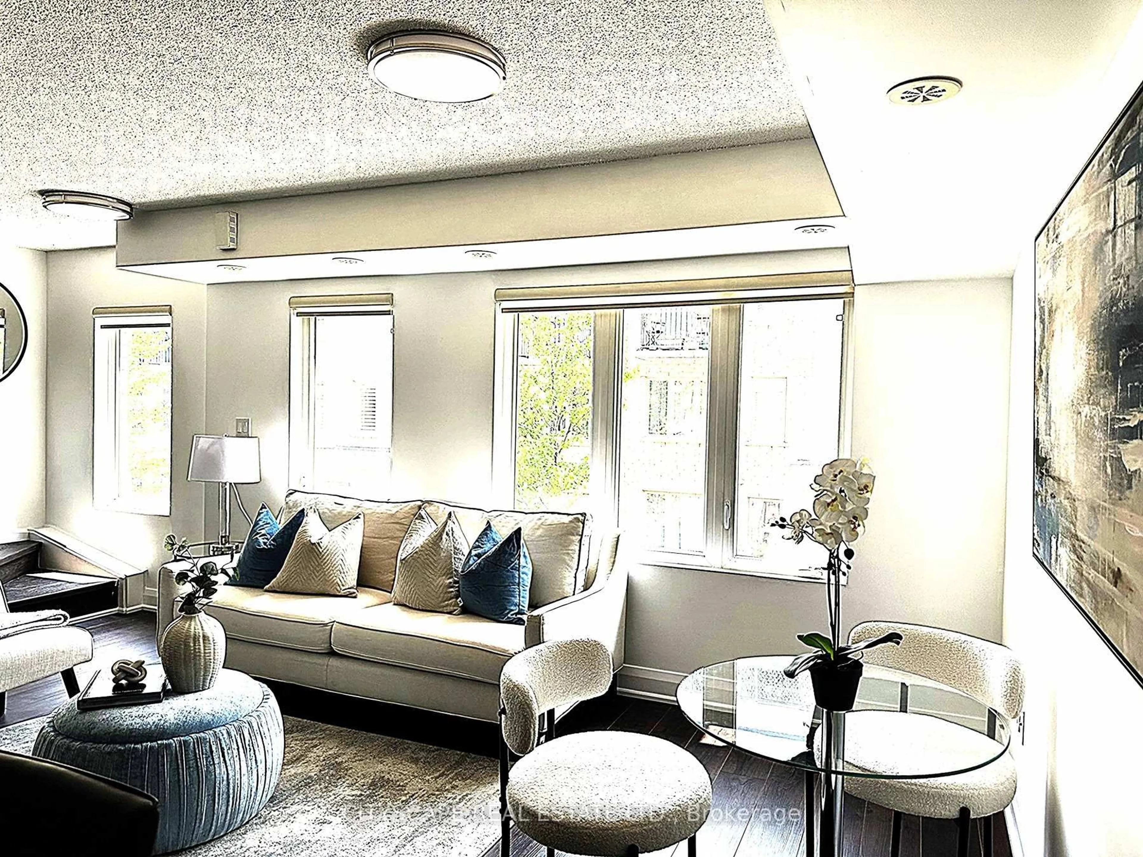 Living room with furniture, unknown for 16 Foundry Ave #212, Toronto Ontario M6H 0A9