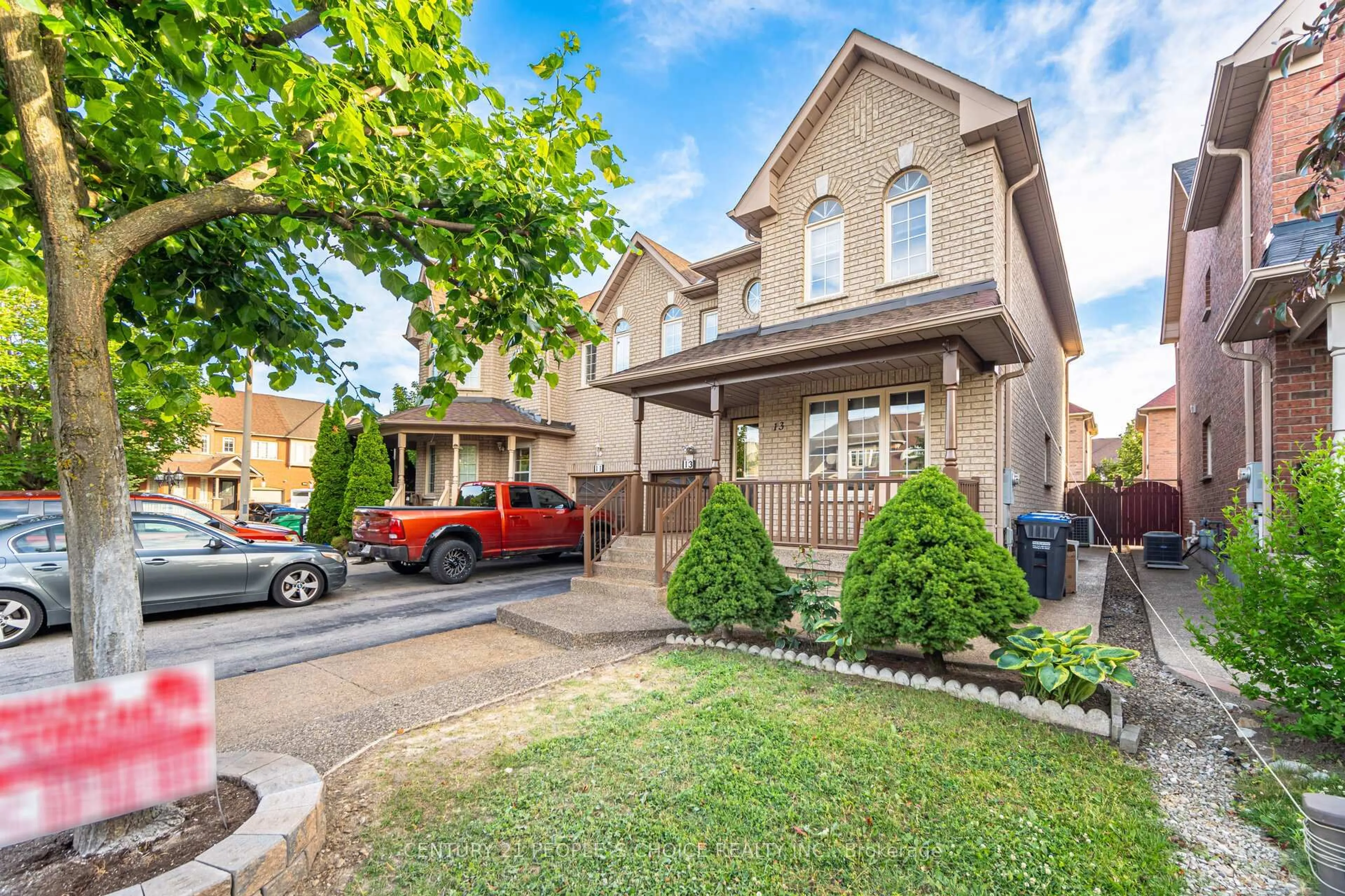 Home with brick exterior material, street for 13 Zebra Tr, Brampton Ontario L6R 2J2