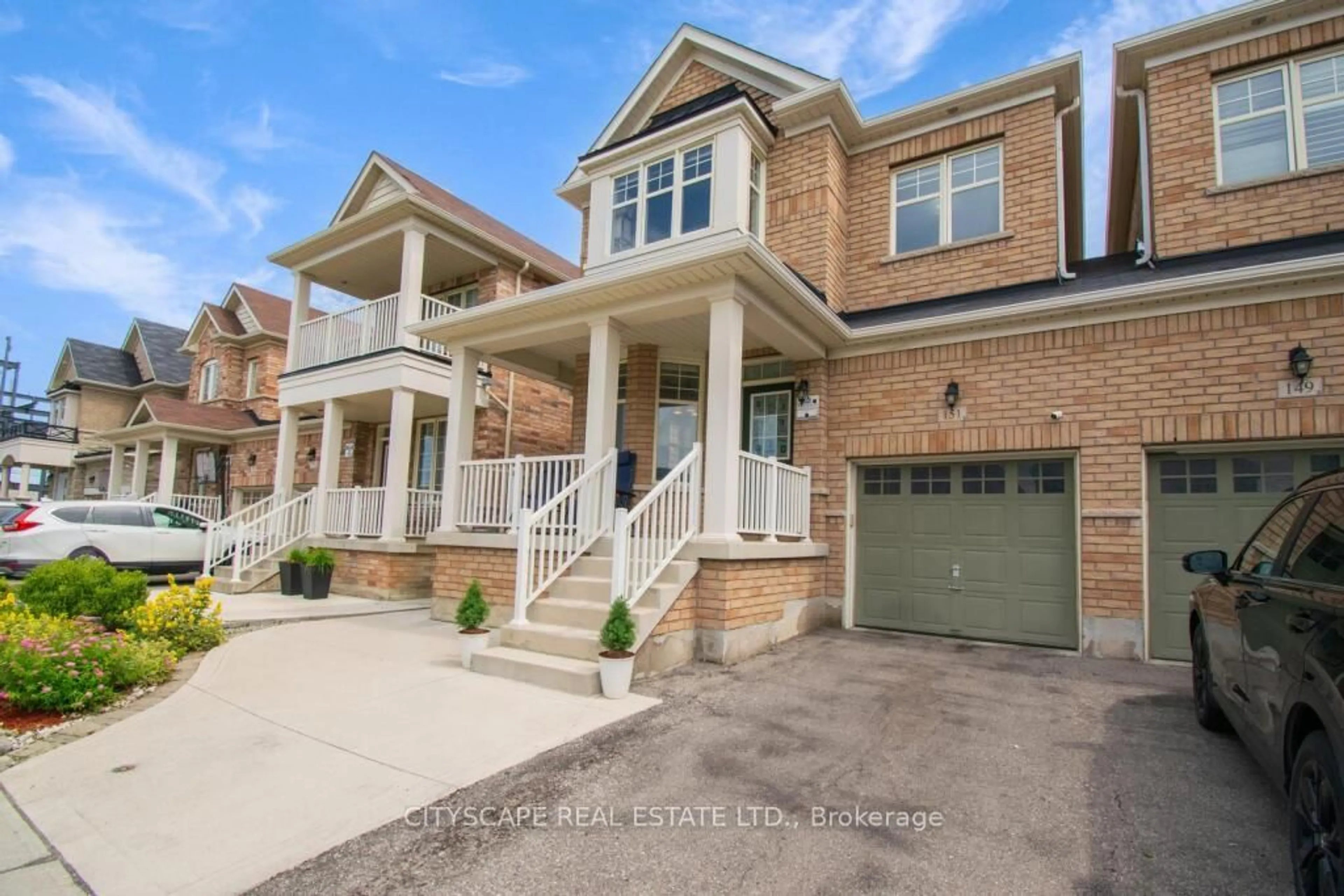 Home with brick exterior material, street for 151 Allegro Dr, Brampton Ontario L6Y 5X9