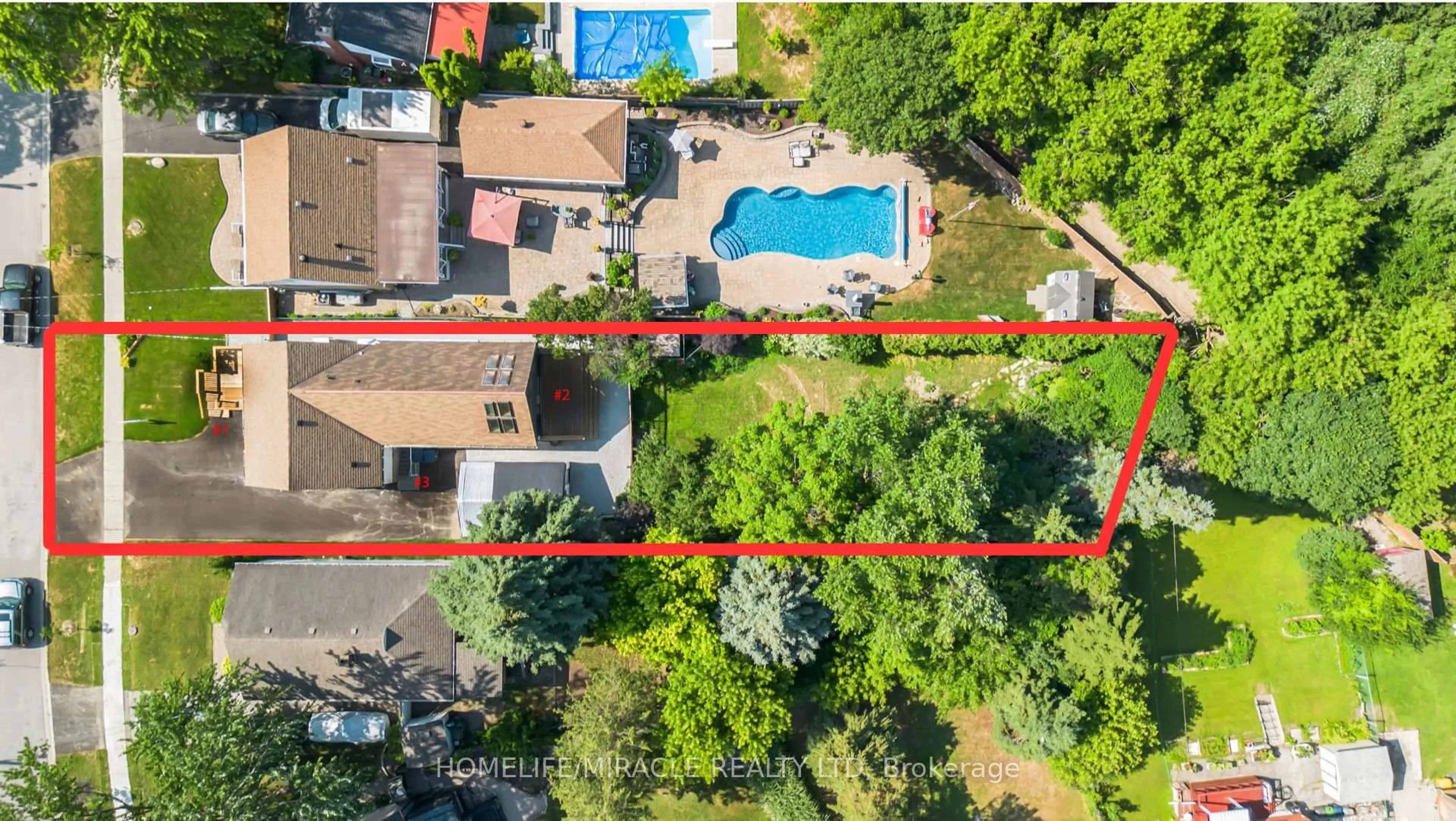 A pic from outside/outdoor area/front of a property/back of a property/a pic from drone, street for 9 Berry Creek Dr, Toronto Ontario M9W 4A1