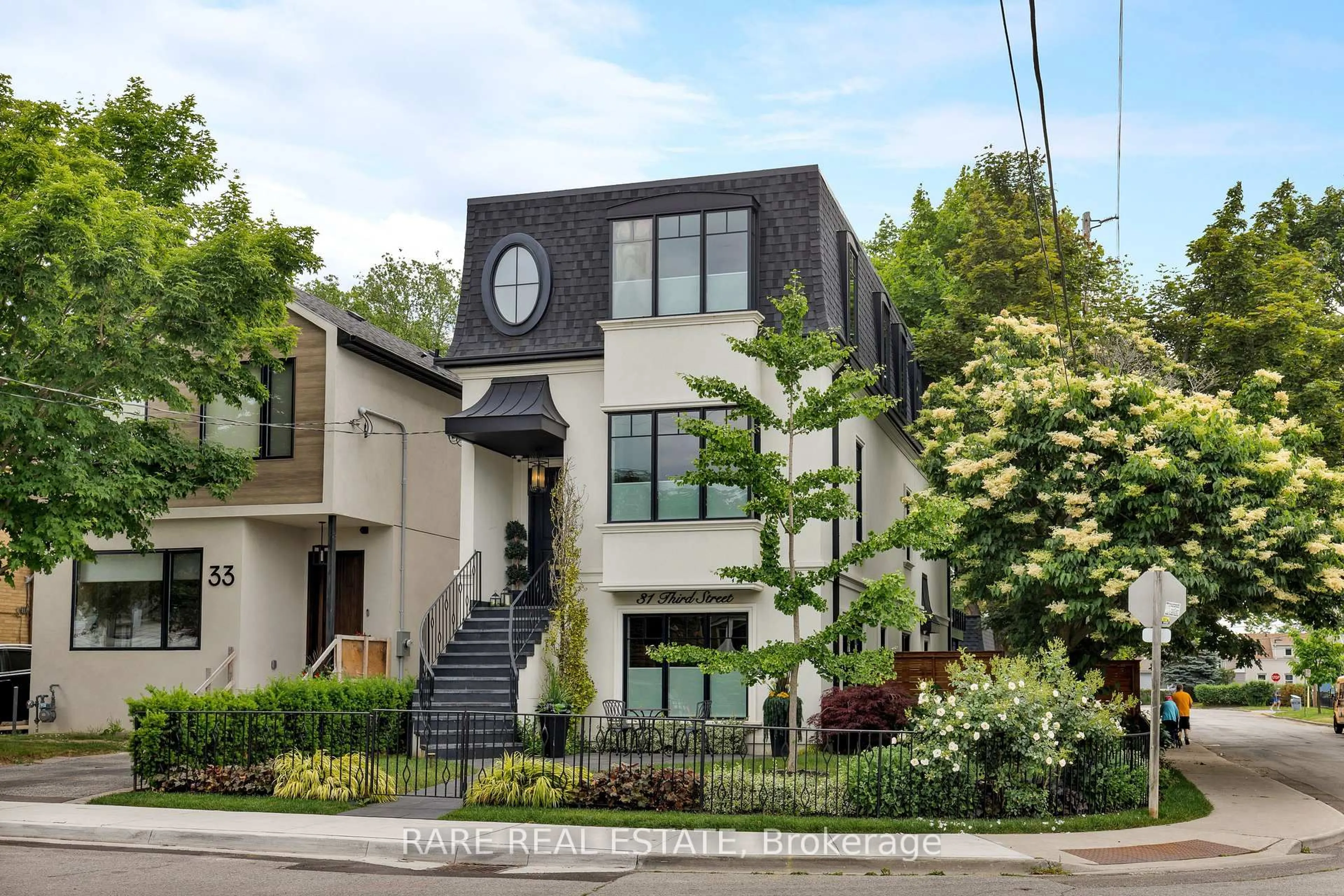 Home with brick exterior material, street for 31 Third St, Toronto Ontario M8V 2X7