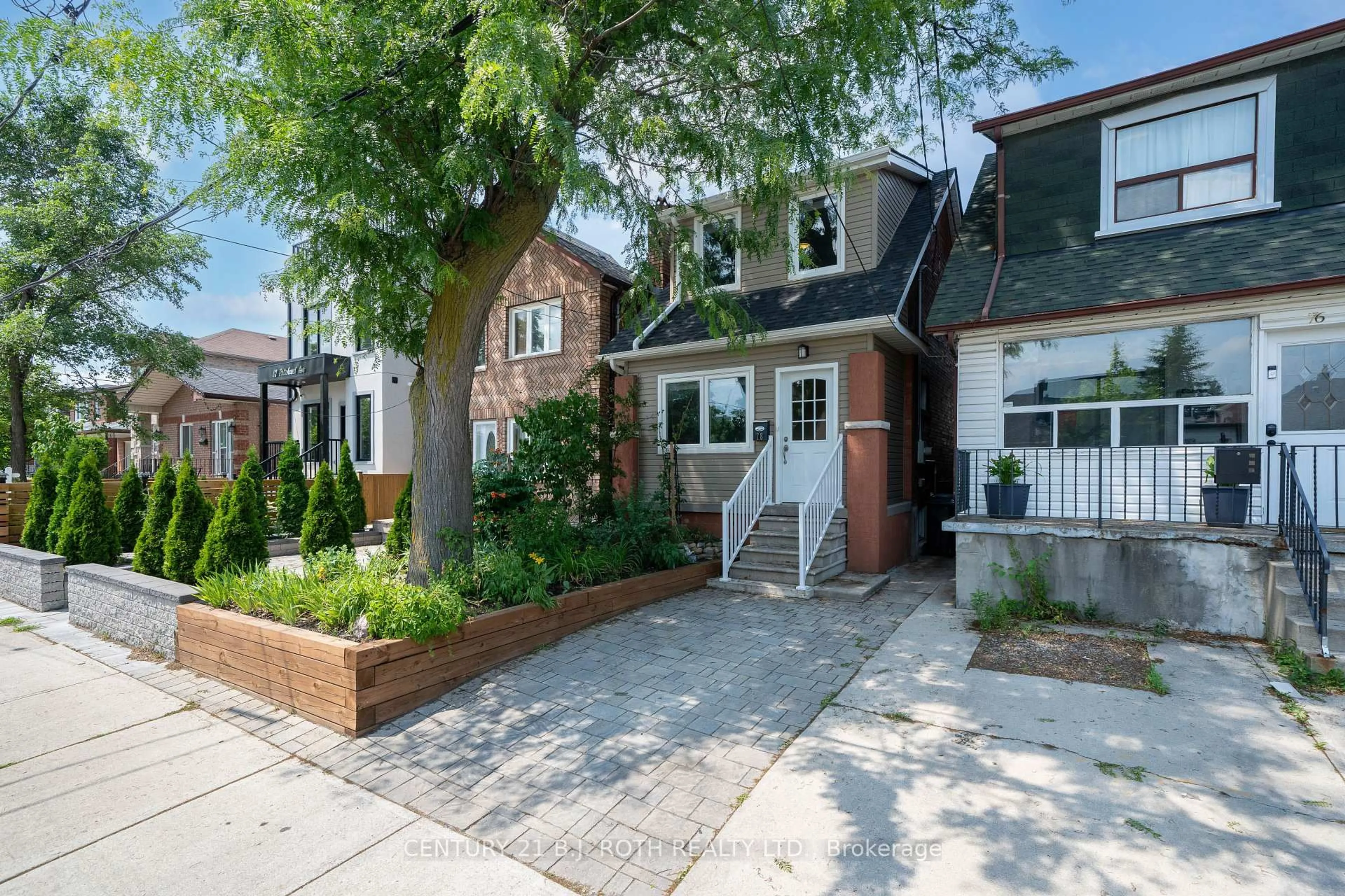 Home with brick exterior material, street for 78 PRITCHARD Ave, Toronto Ontario M6N 1T3