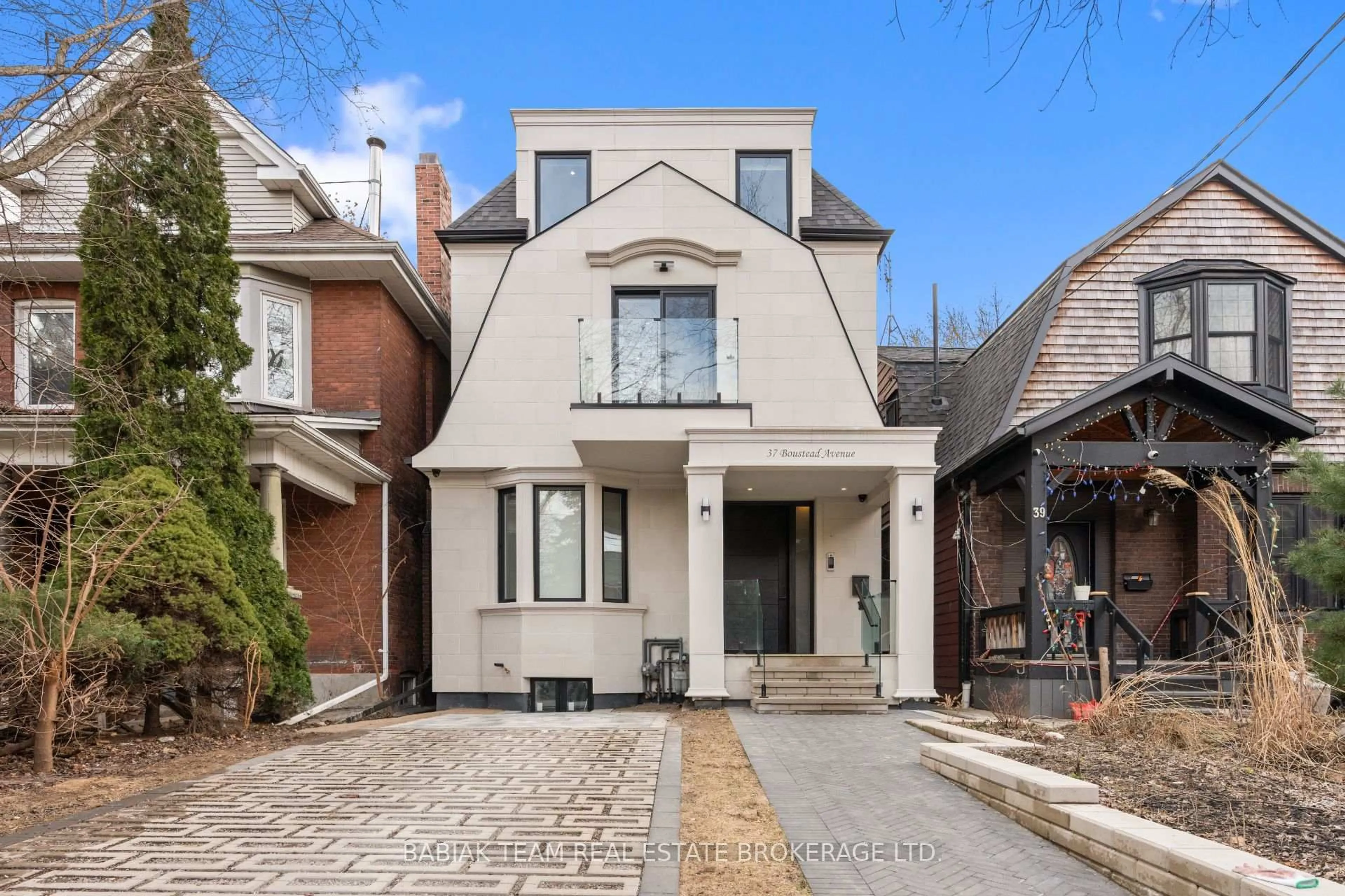 Home with brick exterior material, street for 37 Boustead Ave, Toronto Ontario M6R 1Y7