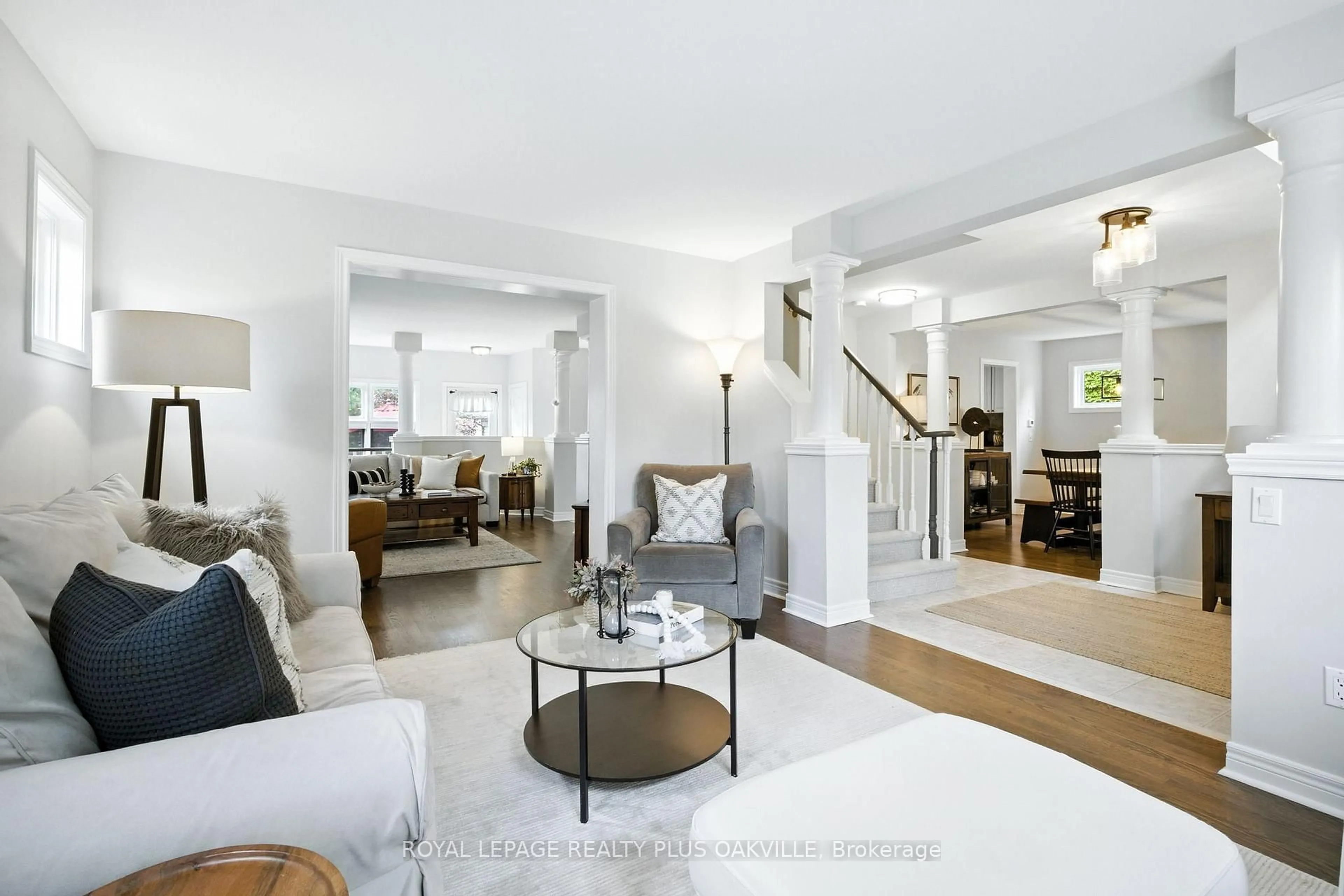 Living room with furniture, unknown for 232 Lexington Rd, Oakville Ontario L6H 6L5