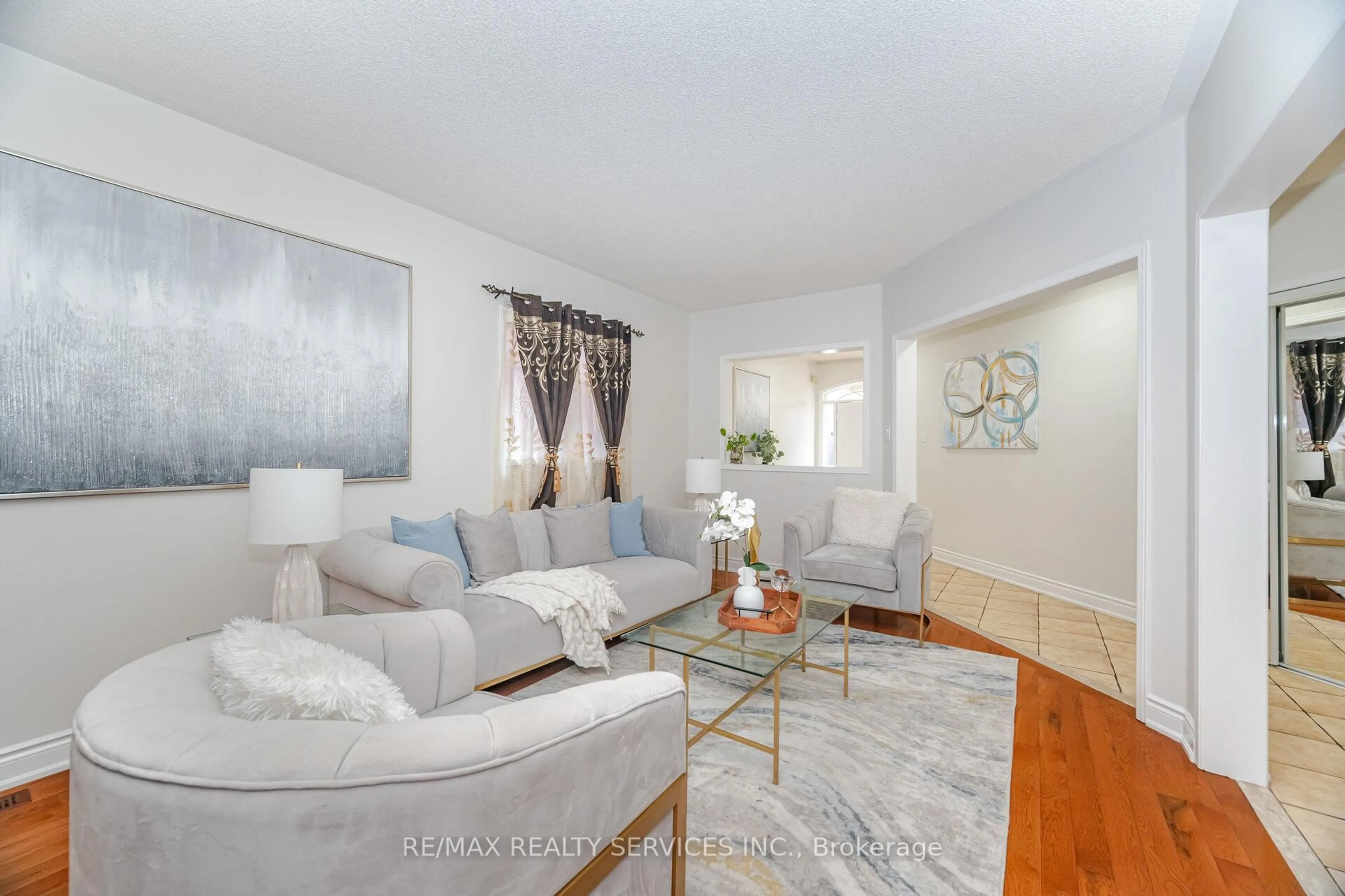 Living room with furniture, unknown for 171 Binder Twine Tr, Brampton Ontario L6X 4V6