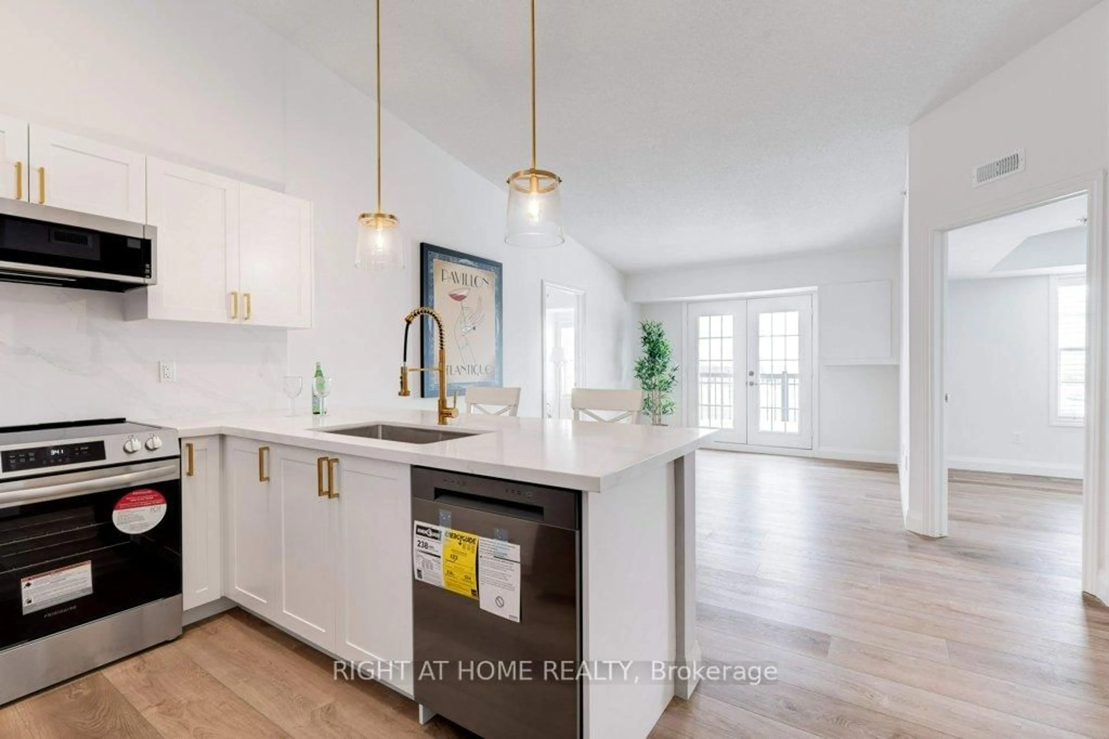Open concept kitchen, unknown for 1491 Maple Ave #409, Milton Ontario L9T 0B8