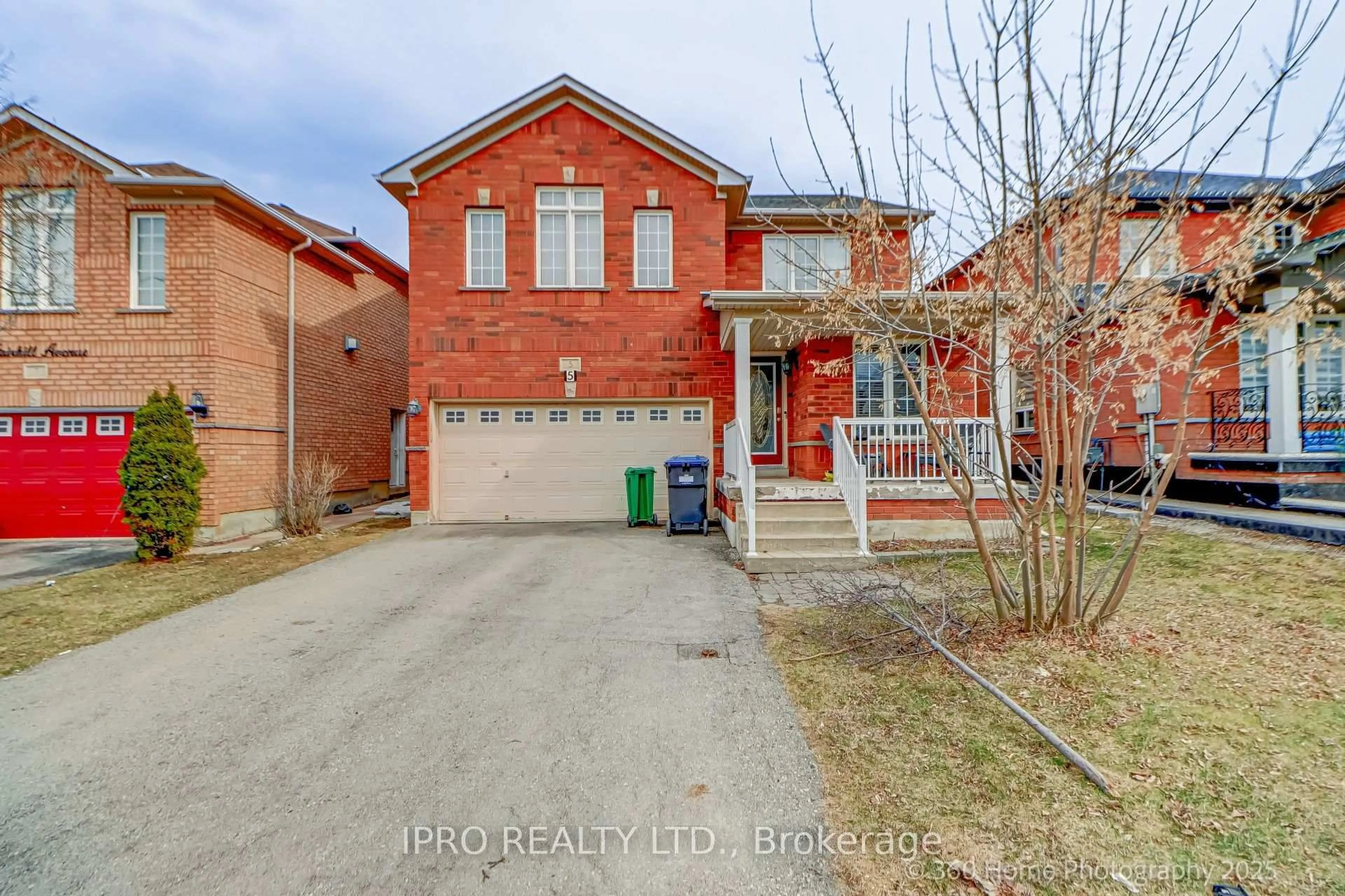 Home with brick exterior material, street for 5 Fairhill Ave, Brampton Ontario L7A 2A9