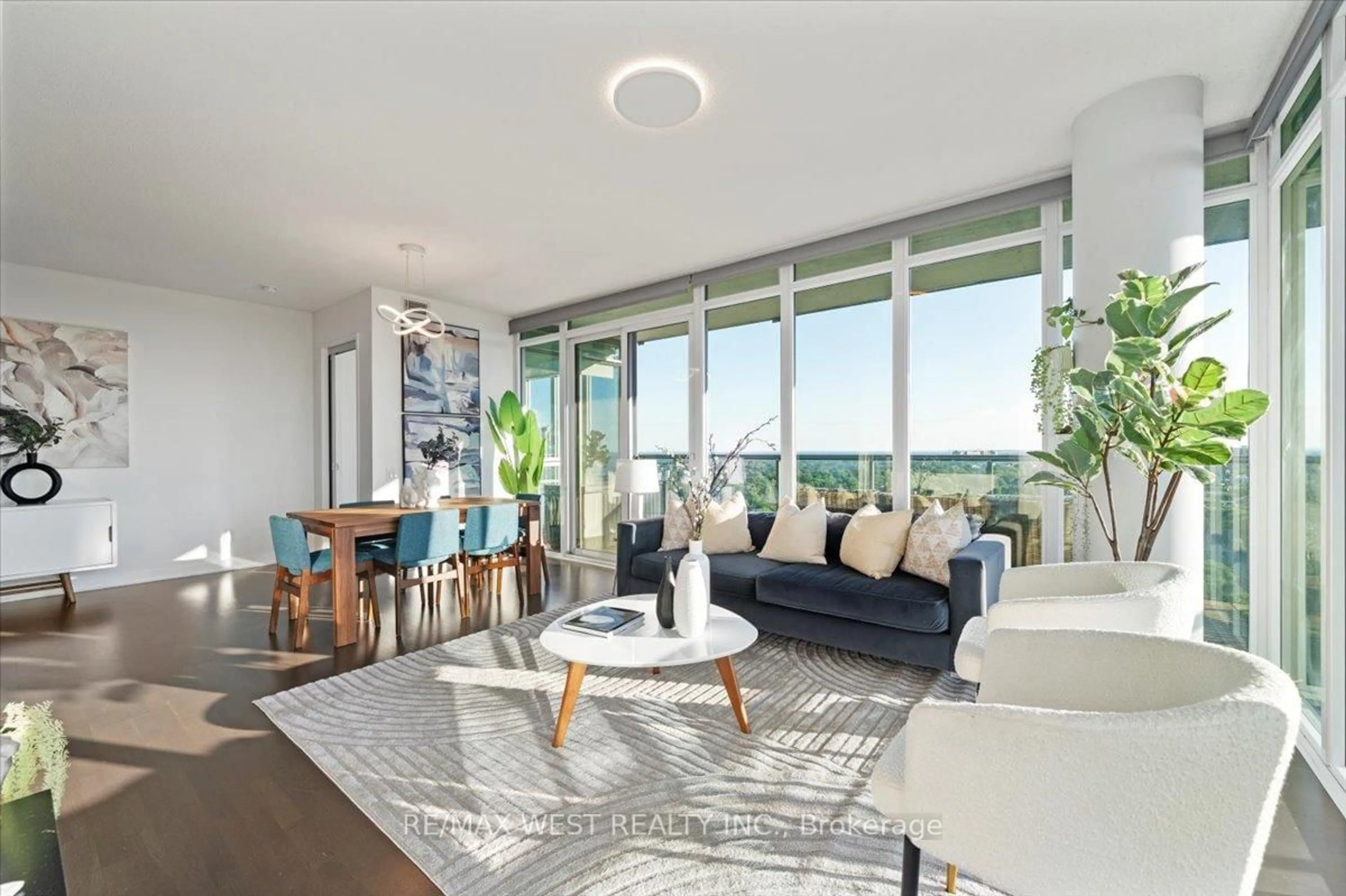 Living room with furniture, unknown for 88 Park Lawn Rd #2116, Toronto Ontario M8Y 0B5