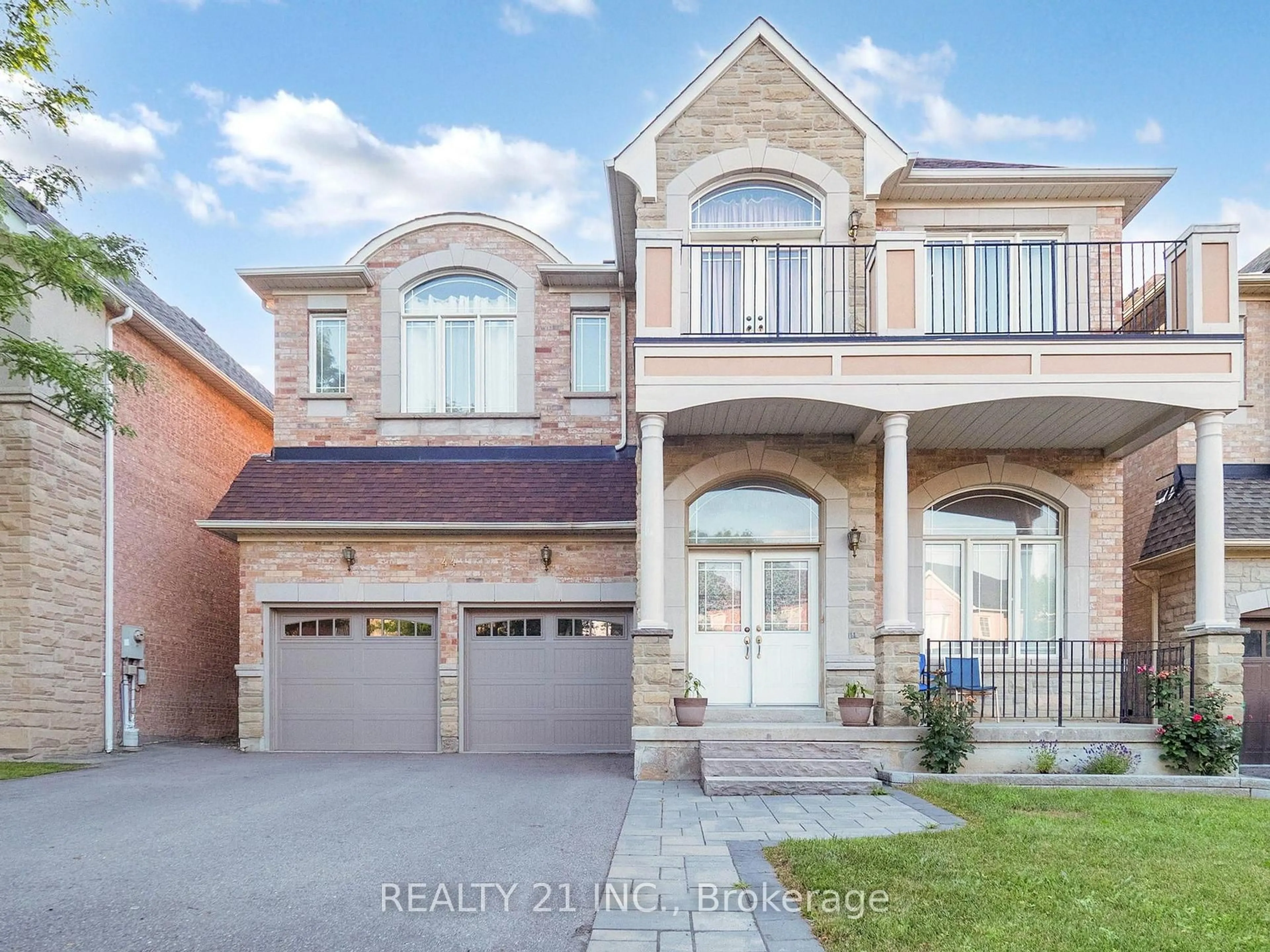 Home with brick exterior material, street for 44 Fogerty St, Brampton Ontario L6Y 5K2