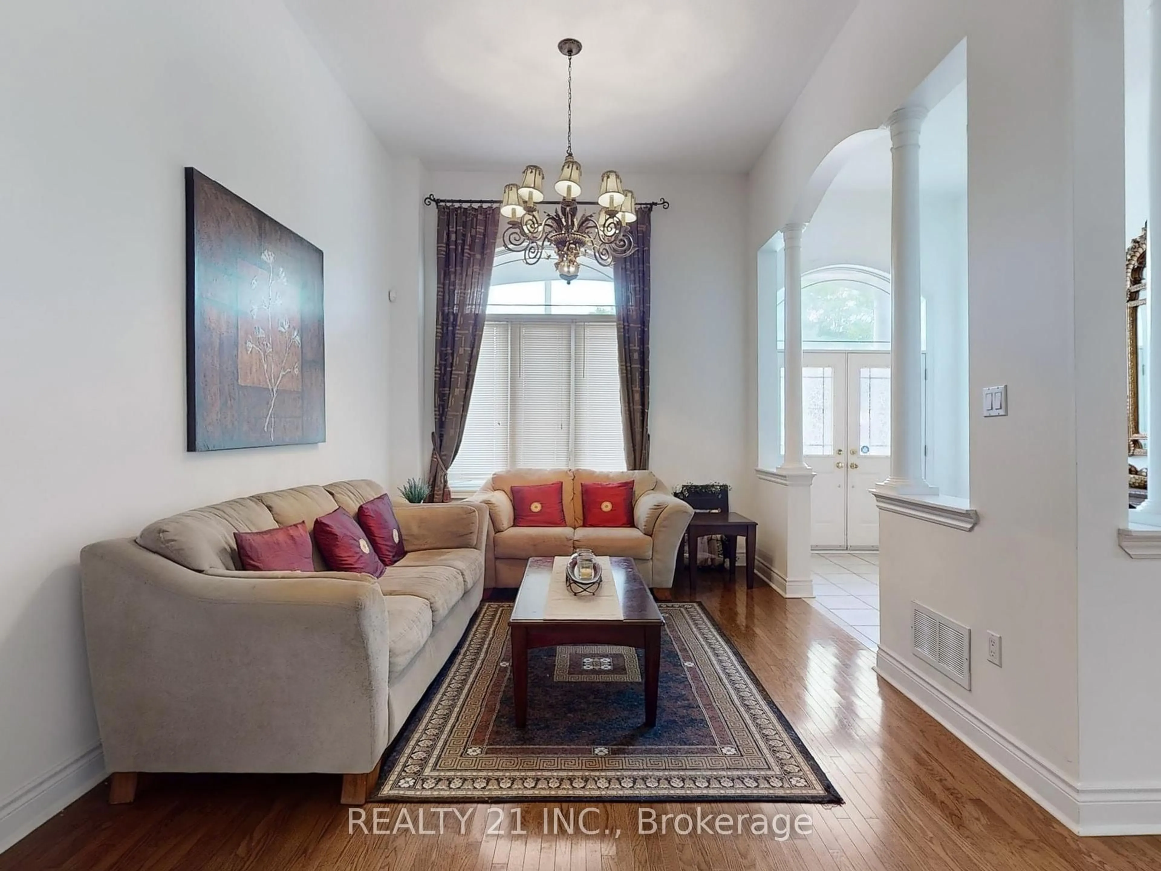 Living room with furniture, unknown for 44 Fogerty St, Brampton Ontario L6Y 5K2