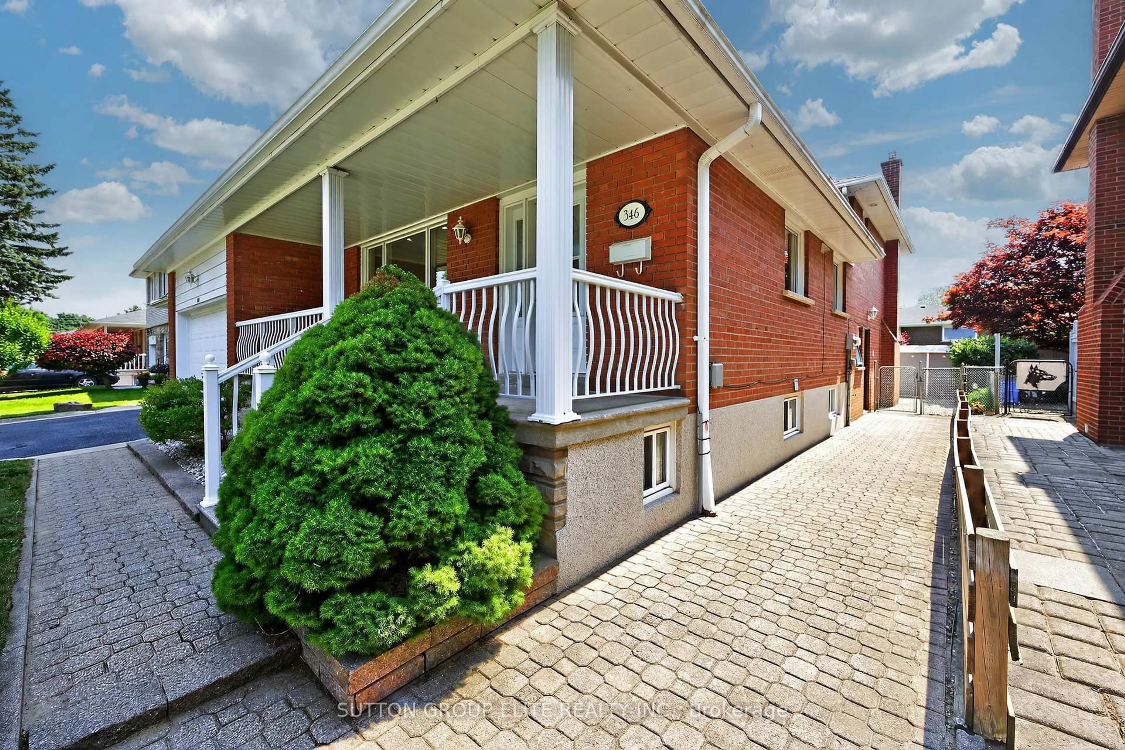 Home with brick exterior material, street for 346 Chantenay Dr, Mississauga Ontario L5A 1E7
