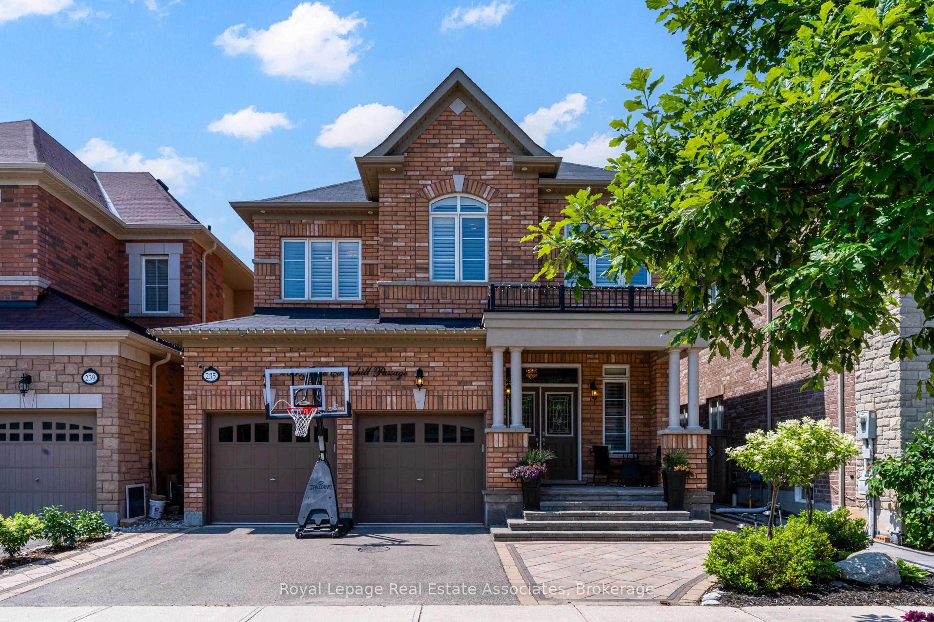 Home with brick exterior material, street for 235 Jessie Caverhill Passage, Oakville Ontario L6M 0Z6