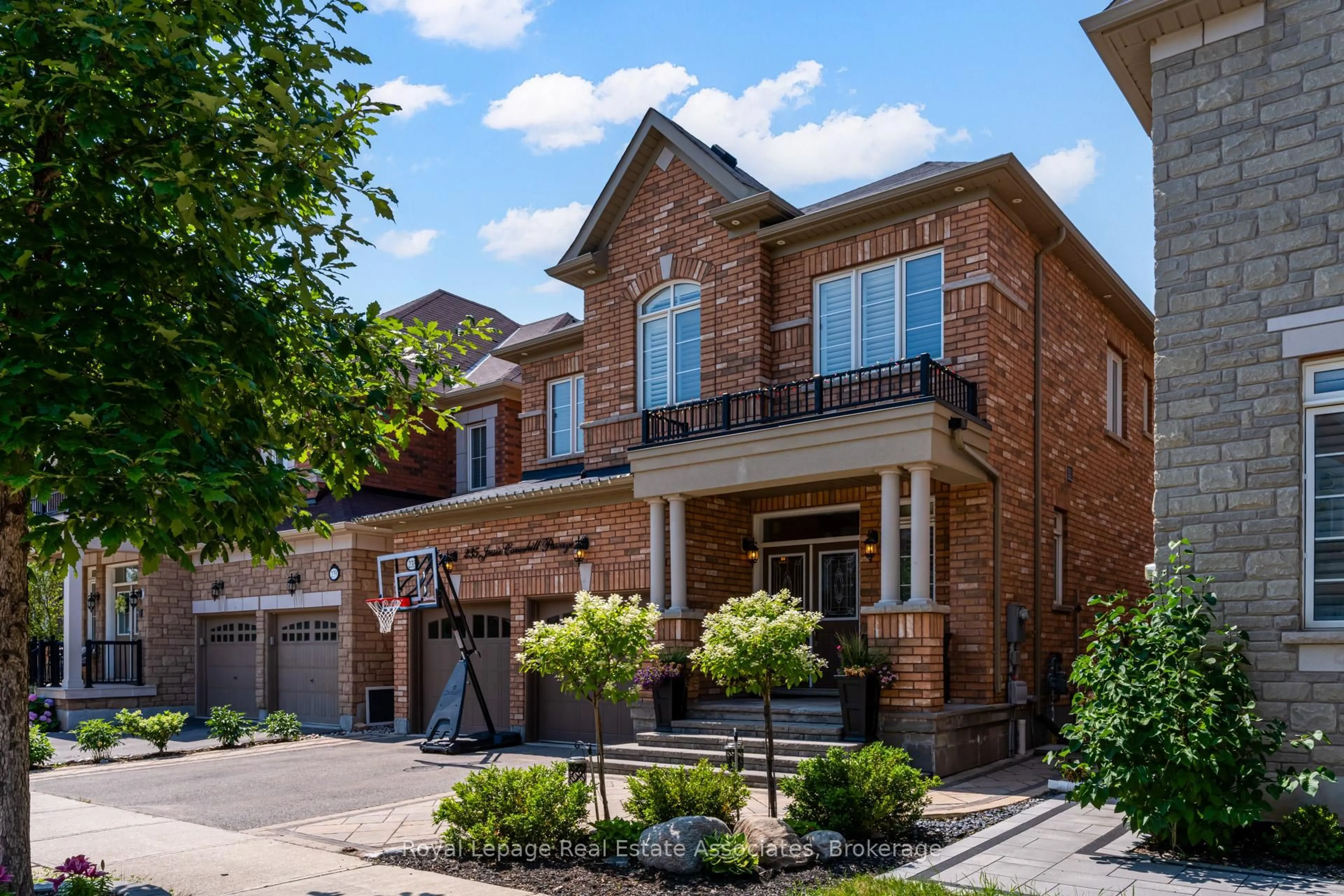 Home with brick exterior material, street for 235 Jessie Caverhill Passage, Oakville Ontario L6M 0Z6