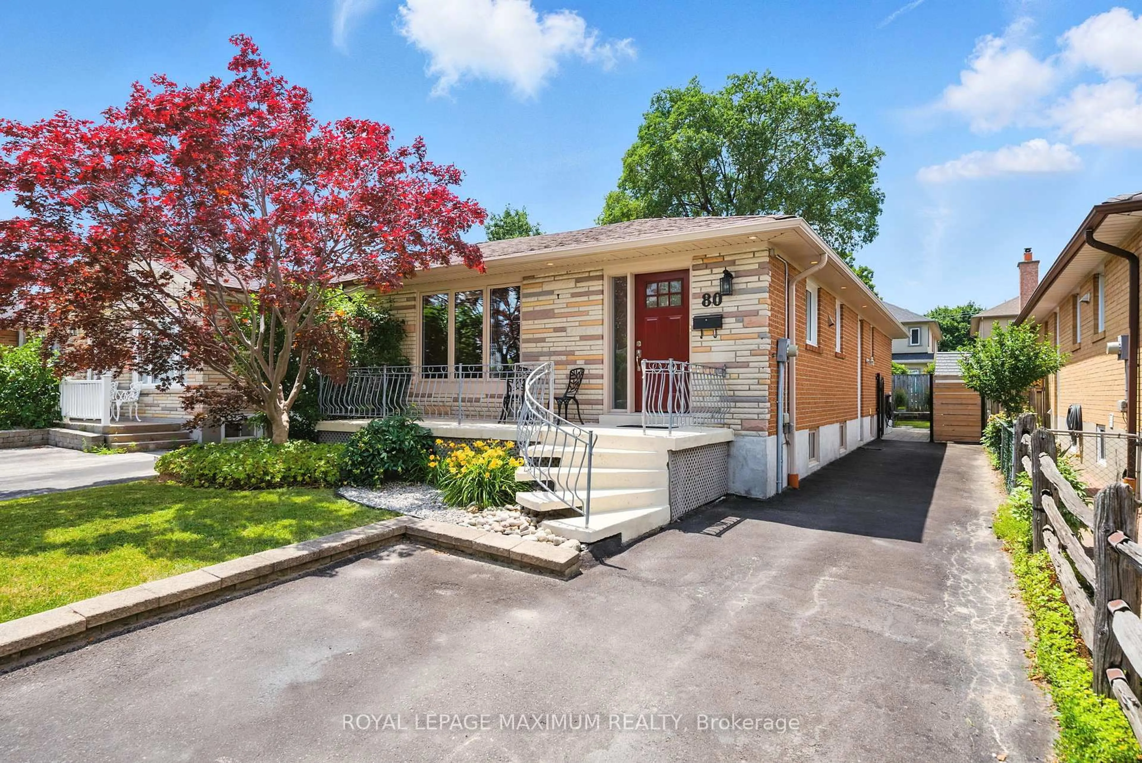 Home with brick exterior material, street for 80 Dellbrook Cres, Toronto Ontario M9L 1E2
